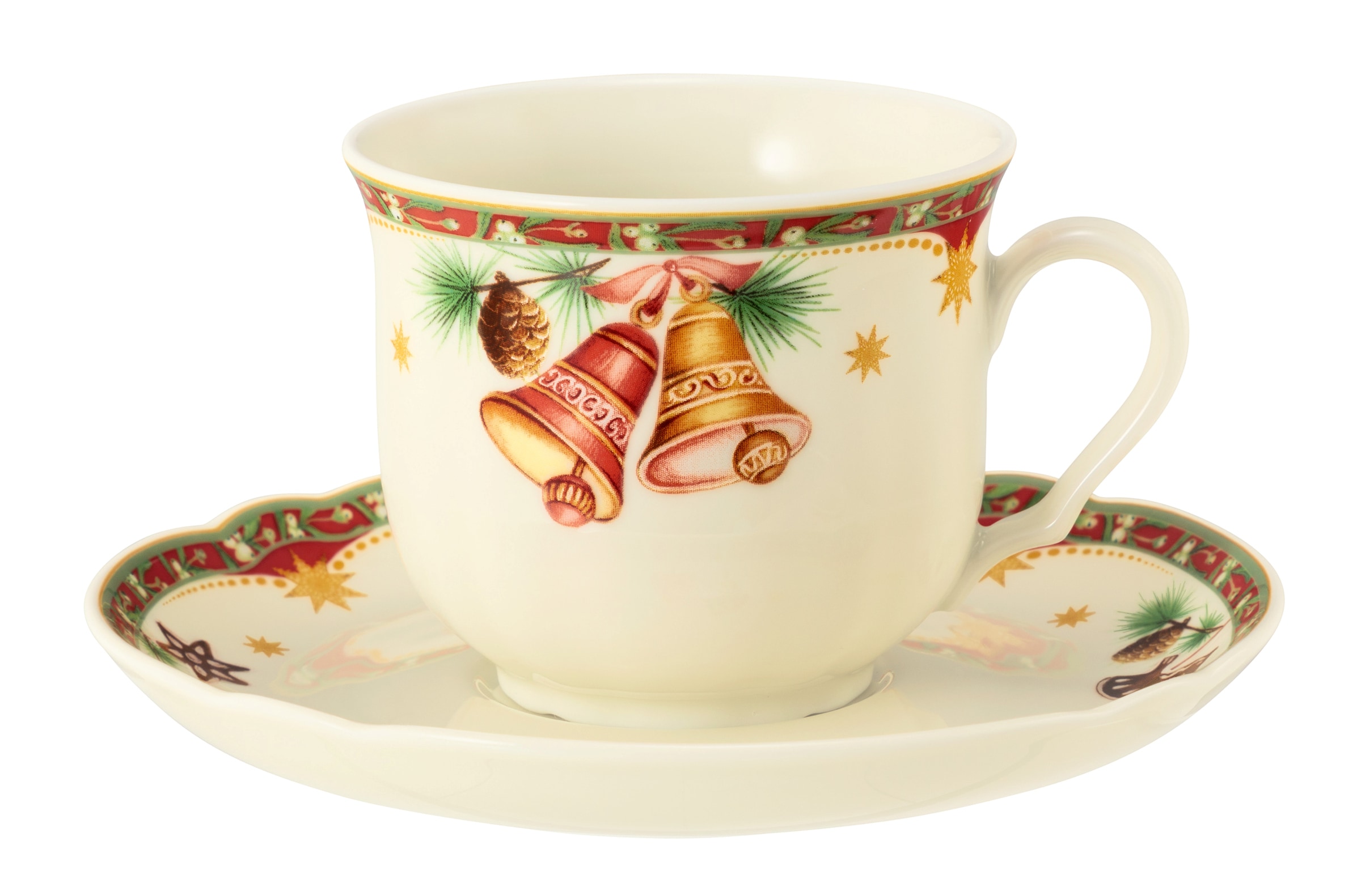 Seltmann Weiden Untertasse »Marieluise - Weihnachtsnostalgie«, (1 St.), Kombi-Untertasse 15 cm