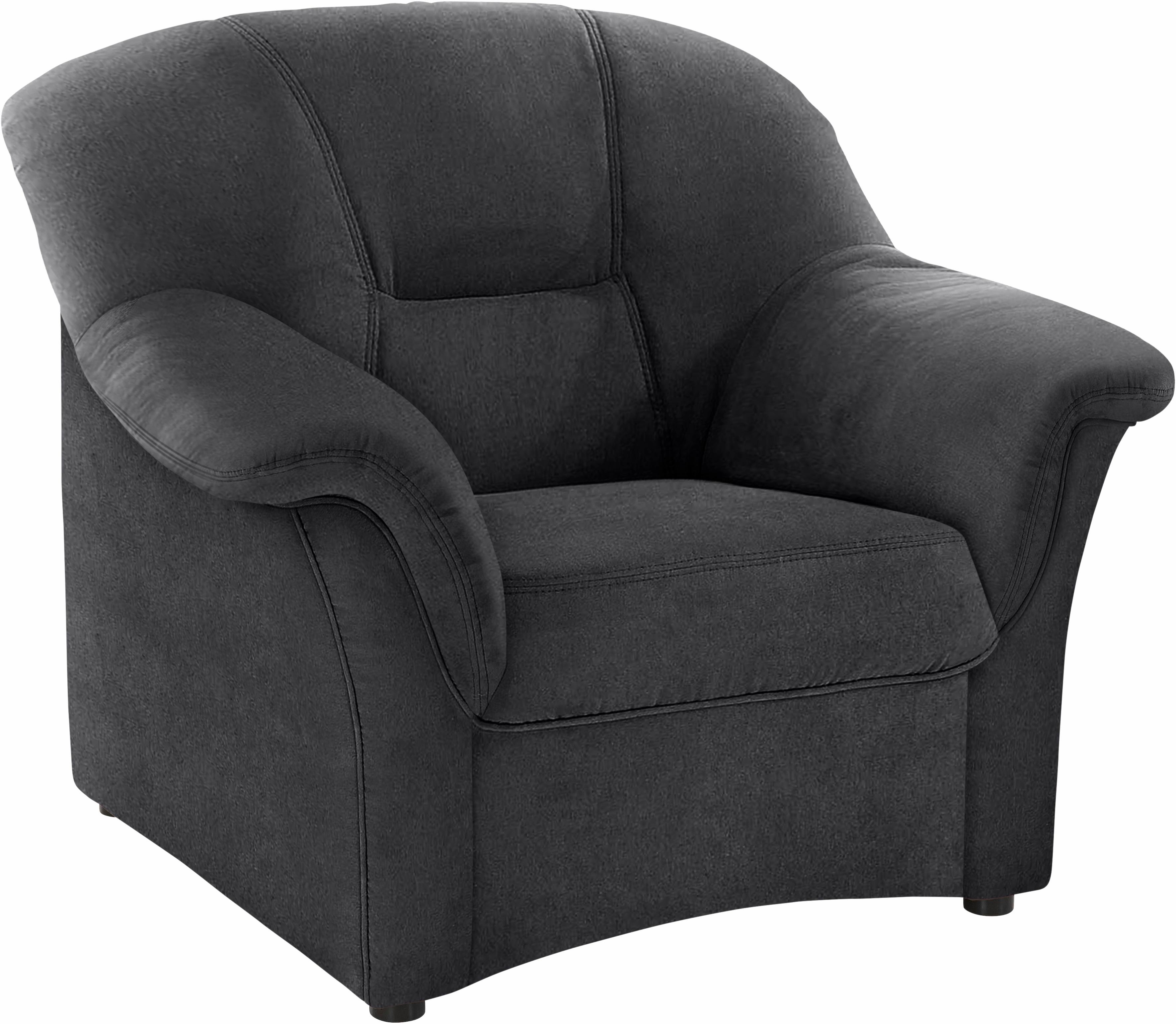 DOMO collection Sessel "SARAFINA Breite 102 cm, auch mit Federkern für noch mehr Sitzkomfort" whlw. mit Federkern, elegantes Design