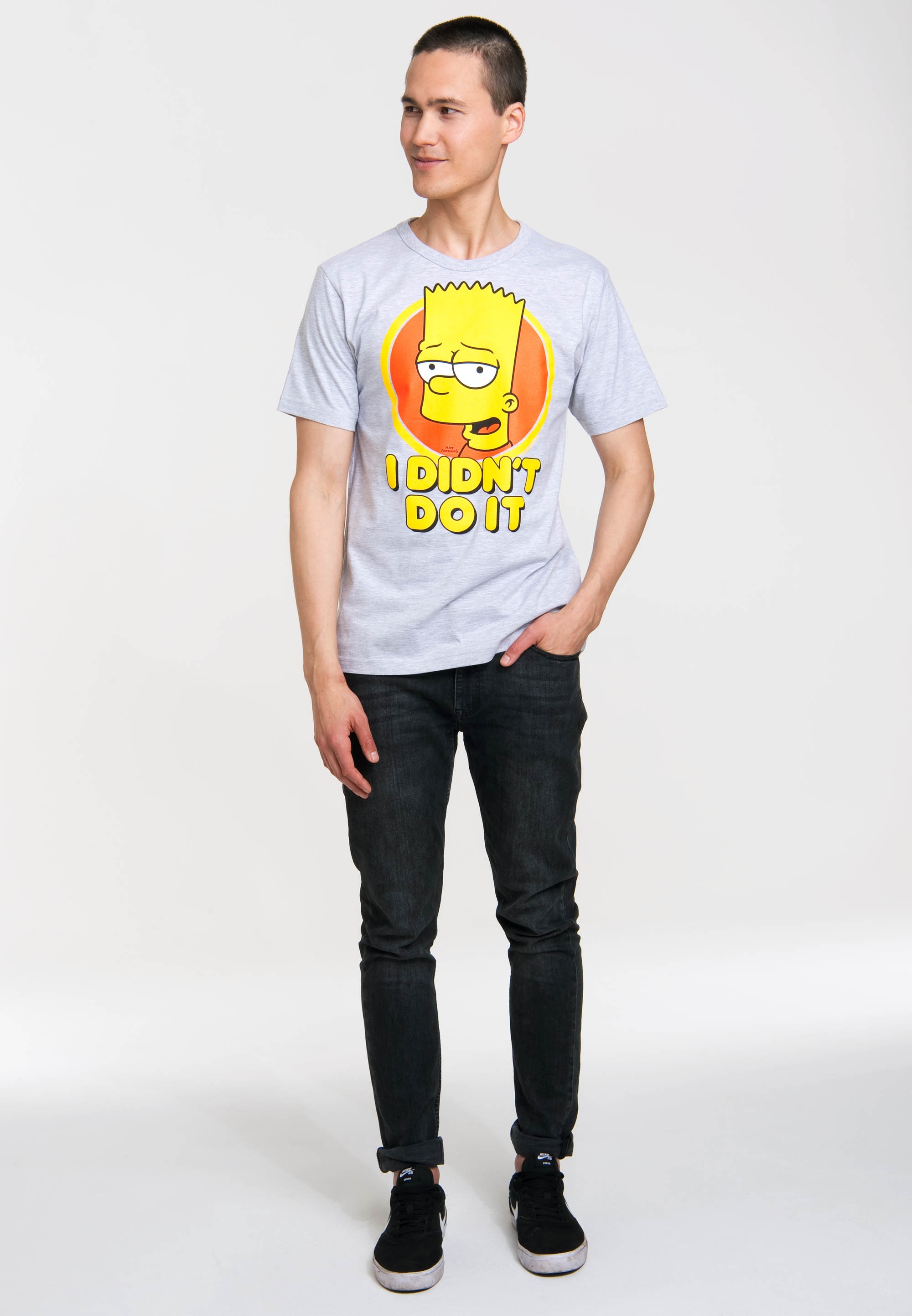 LOGOSHIRT T-Shirt »Bart - I Didn`t Do It - The Simpsons«, mit lustigem Print
