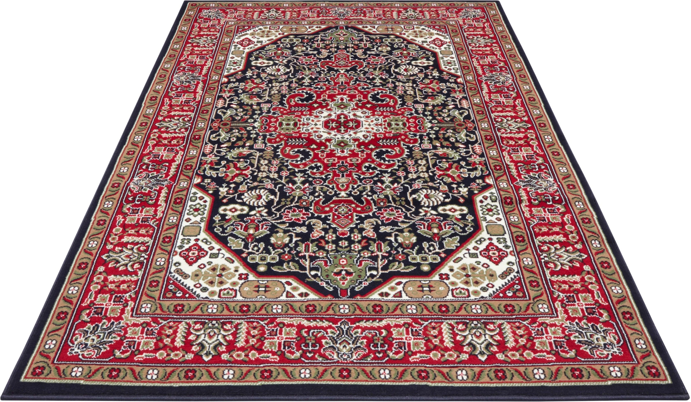 NOURISTAN Teppich »Skazar Isfahan«, rechteckig, Kurzflor, Orient, Teppich, Vintage, Esszimmer, Wohnzimmer, Flur