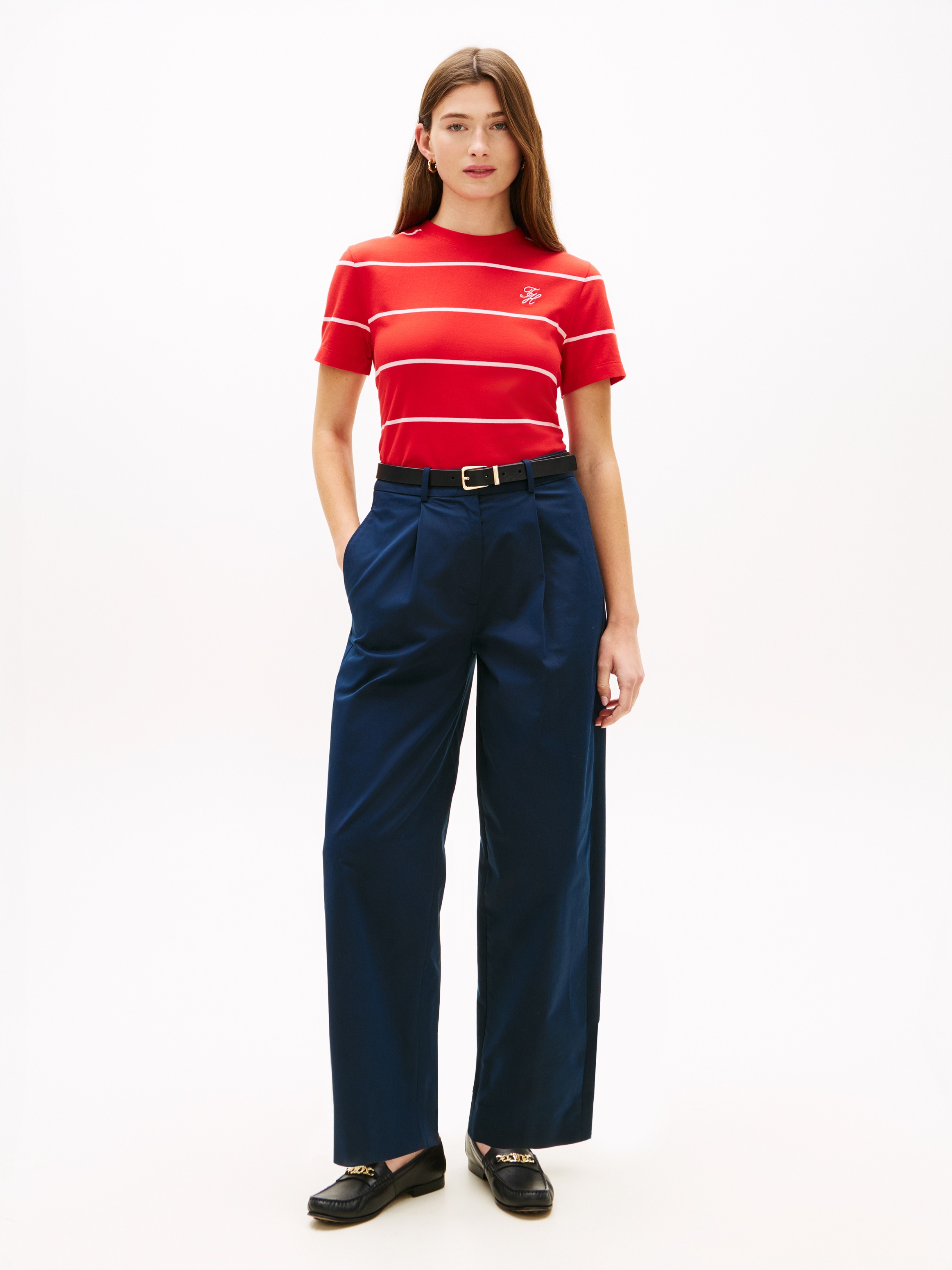 Thumbnail - Tommy Hilfiger Kurzarmshirt "TH SCRIPT REG C-NK SS TEE"