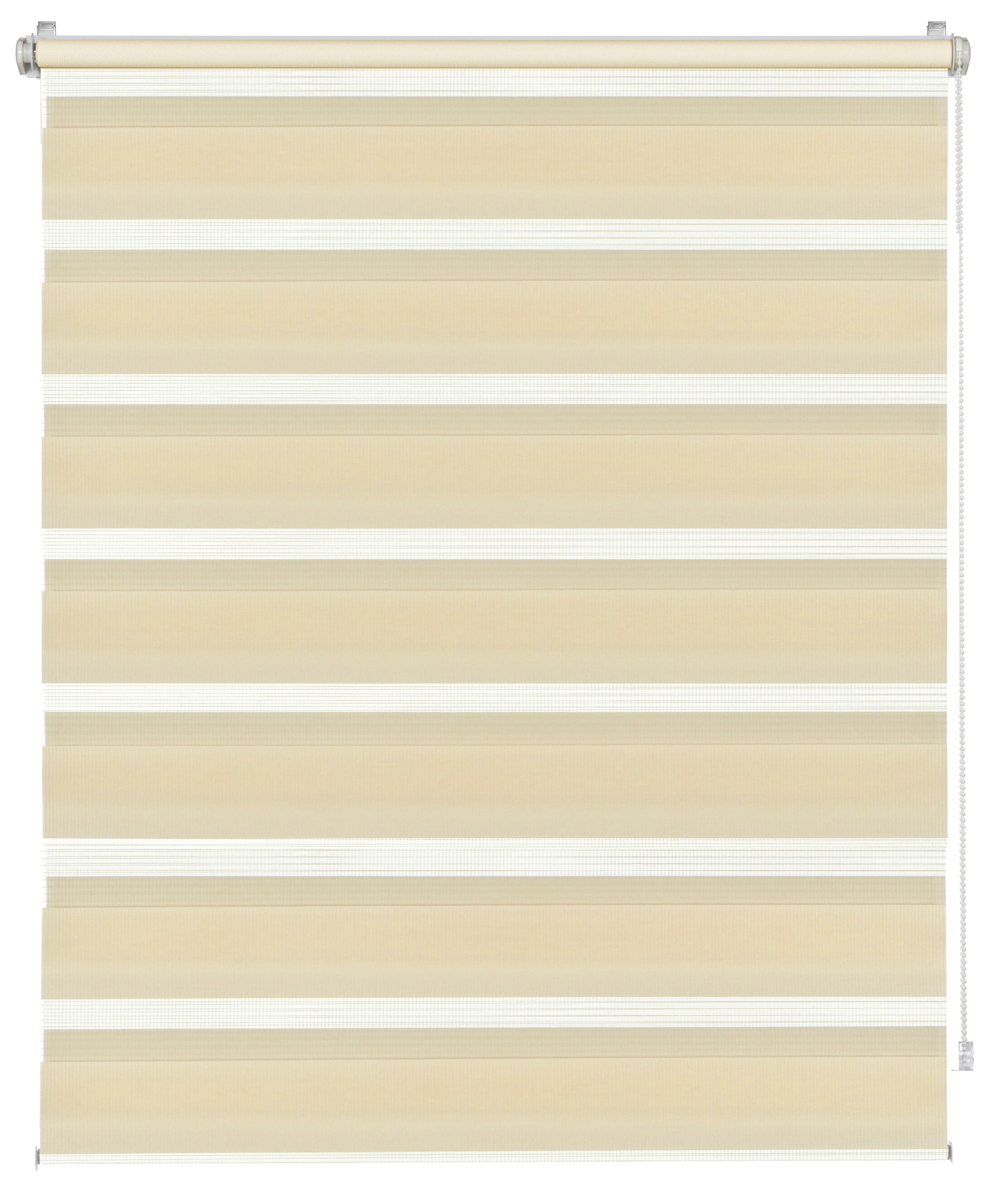 Gardinia Exklusiv Doppelrollo "EASYFIX" transparent Sichtschutz mit Bohren günstig online kaufen