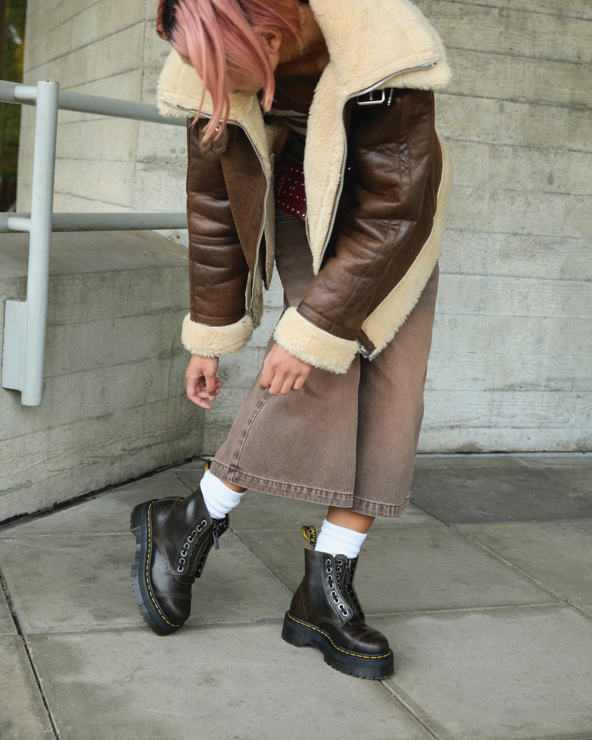 DR. MARTENS Schnürboots "Sinclair", Schlupfboots mit Vorder-Reißverschluss, günstig online kaufen