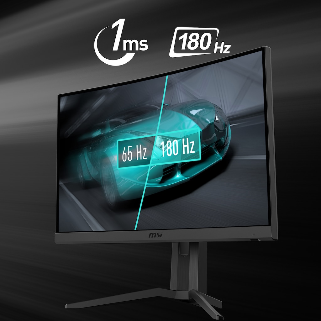 MSI Curved-Gaming-LED-Monitor »G24C6P E2«, 59,9 cm/24 Zoll, 1920 x 1080 px, Full HD, 1 ms Reaktionszeit, 180 Hz