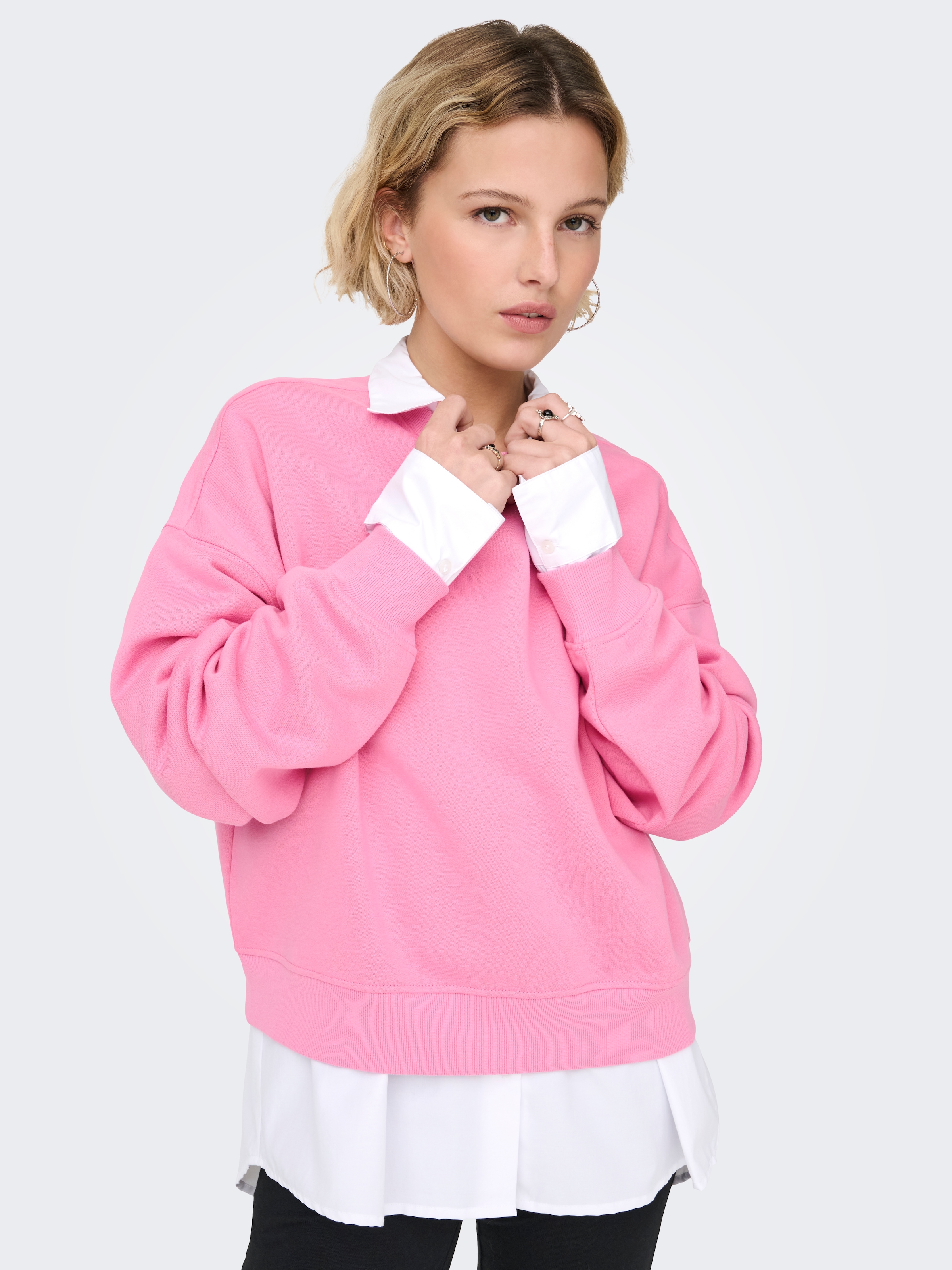 ONLY Sweatshirt "ONLBEST L/S CREW NECK SWT NOOS" günstig online kaufen