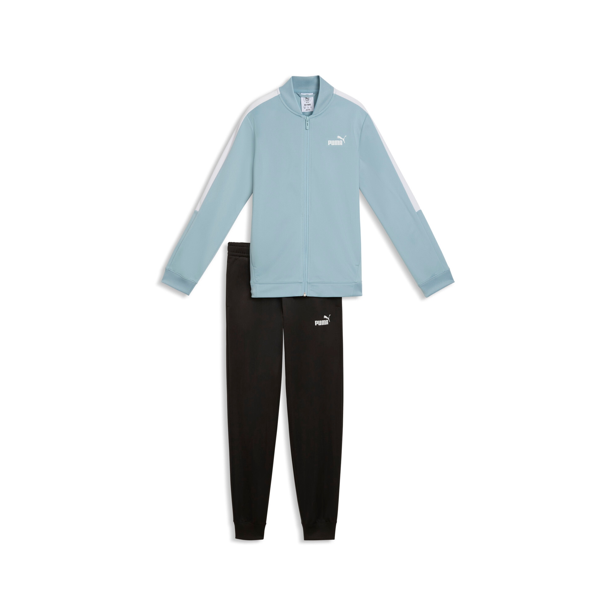 PUMA Trainingsanzug »POLY BASEBALL SUIT G« 2 tlg. 2-teilig, mit Stehkragen, mit elastischem Bund
