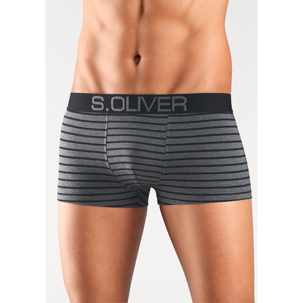 s.Oliver Boxershorts, (Packung, 4 St.)