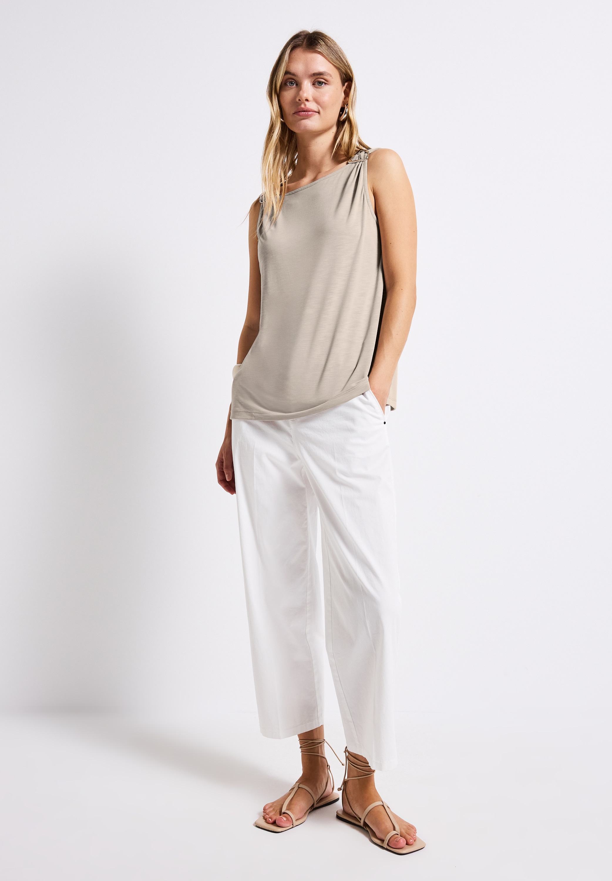 STREET ONE Tanktop, mit Schulterdetail