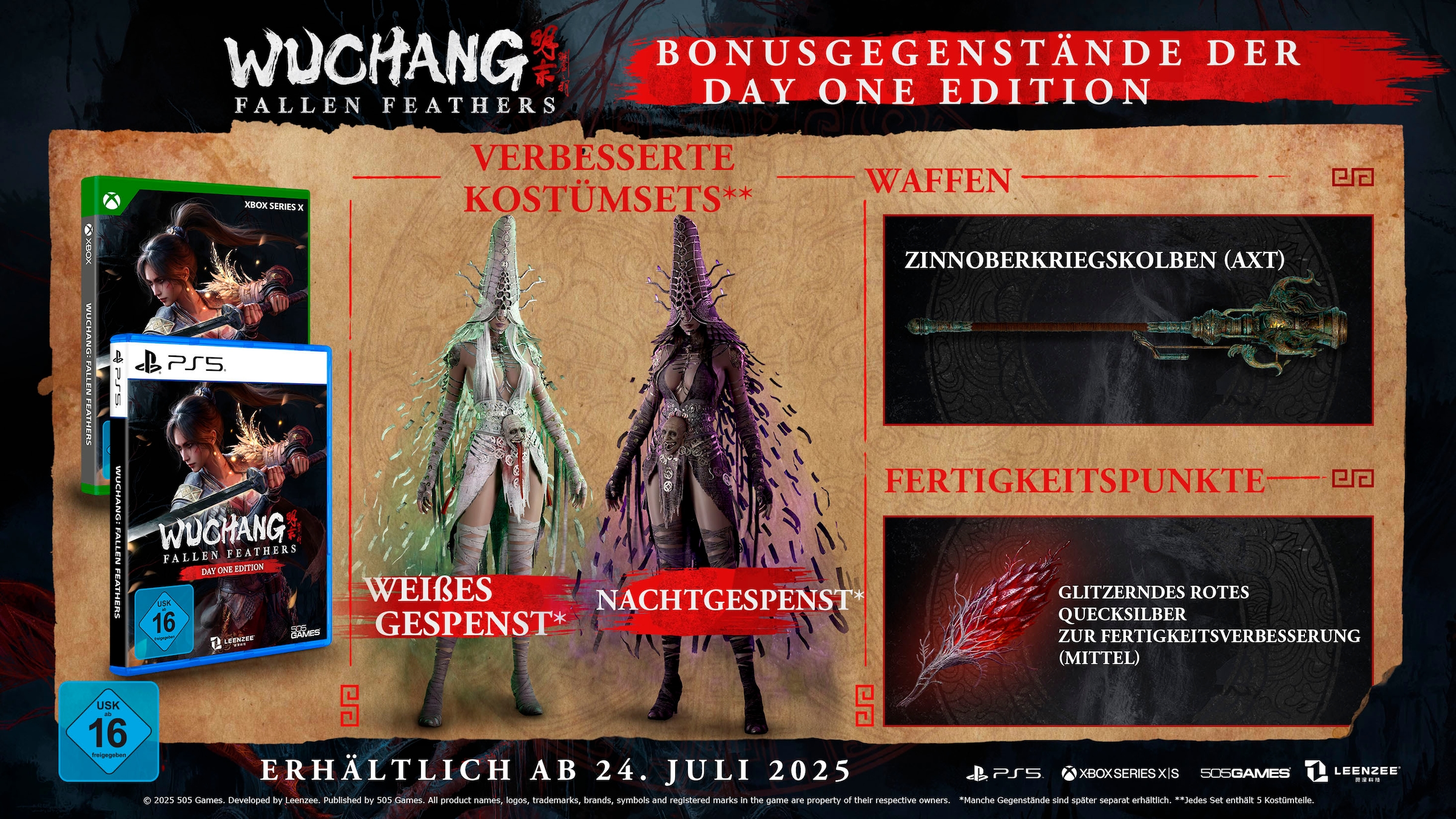 505 GAMES Spielesoftware »PS5 WUCHANG: Fallen Feathers Day One Edition«, PlayStation 5