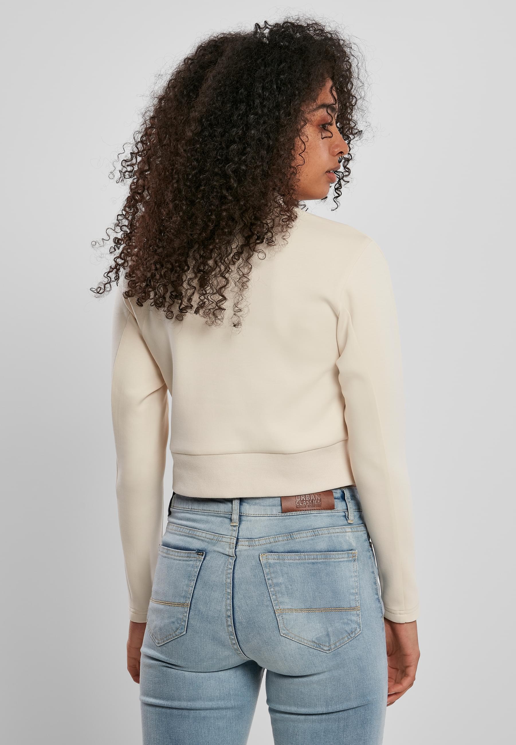 URBAN CLASSICS Sweatshirt »Urban Classics Damen Ladies Interlock Short Turtleneck Crew«, (1 tlg.)