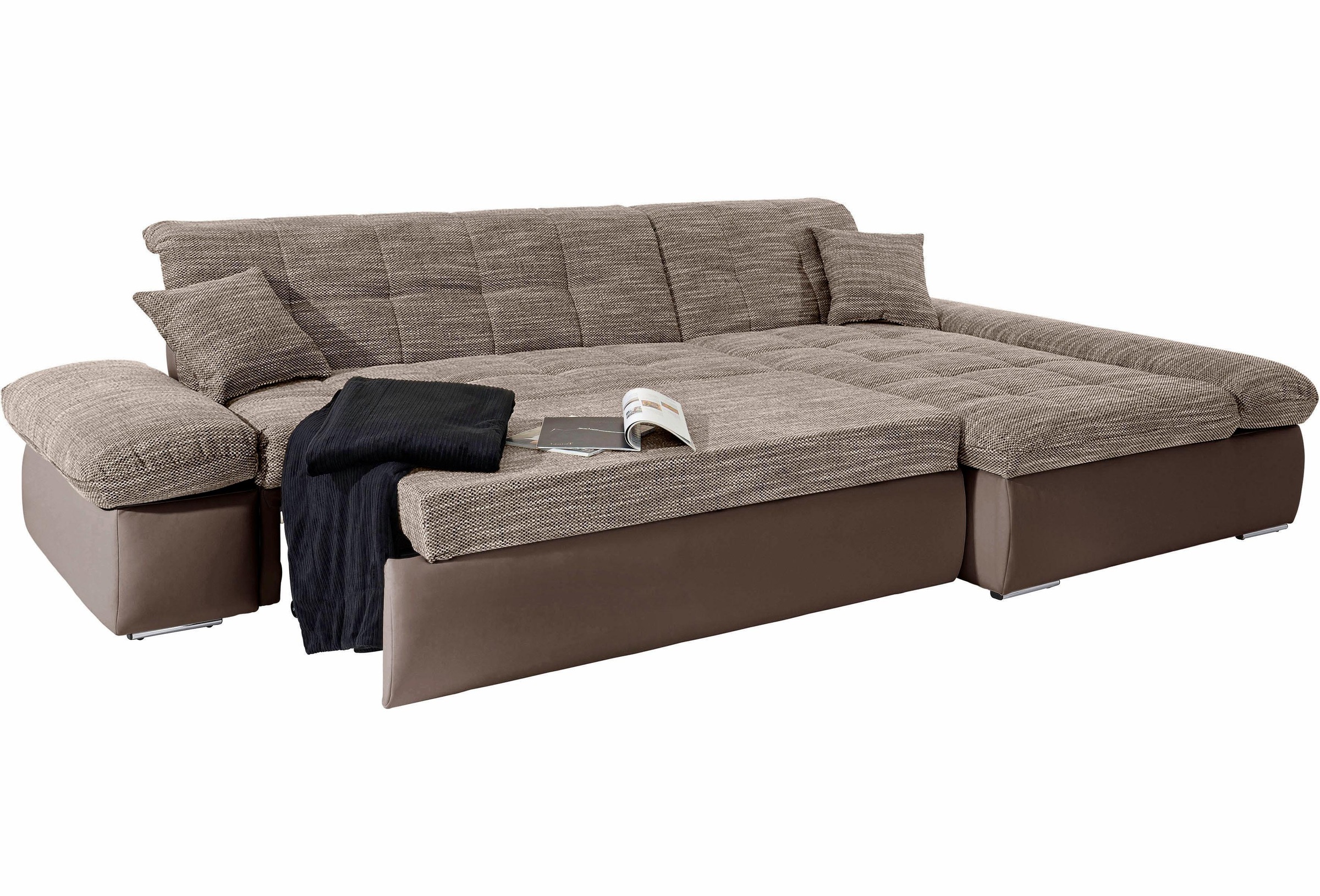 DOMO collection Ecksofa "Moric, L-Form, XXL-Sofa - Breite 300cm", wahlweise günstig online kaufen