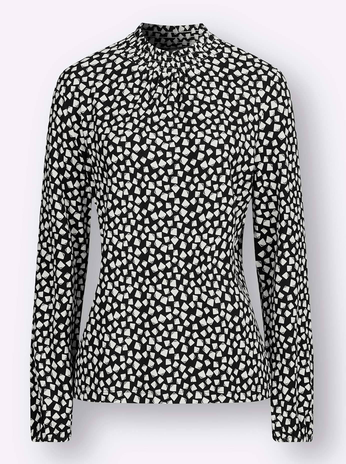 Inspirationen Stehkragenshirt »Stehkragen-Shirt«, (1 tlg.)