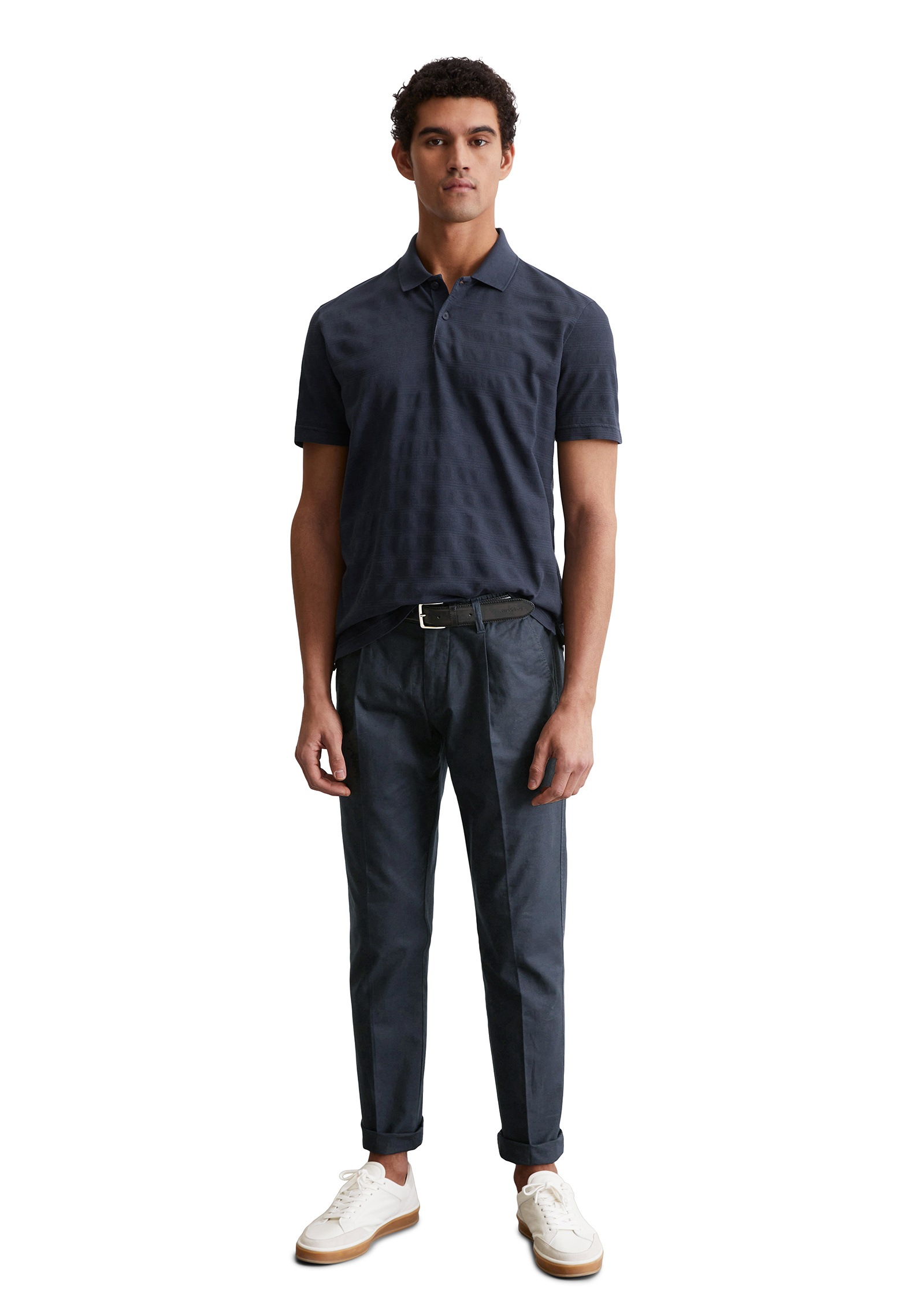 Marc O'Polo Poloshirt »mit Streifenstruktur«