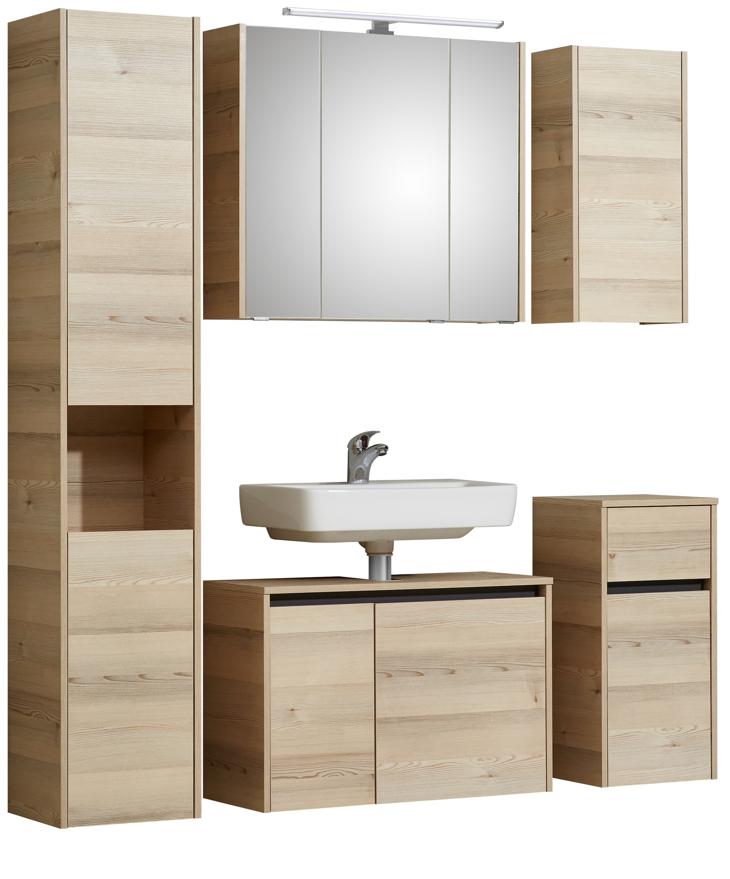 Saphir Badmöbel-Set "Quickset 393" Komplett-Set, 5 Stk. tlg. günstig online kaufen