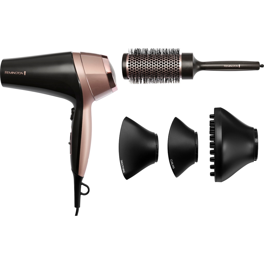 Remington Haartrockner »Curl & Straight Confidence (D5706)«, 2200 W, 3 Aufsätze