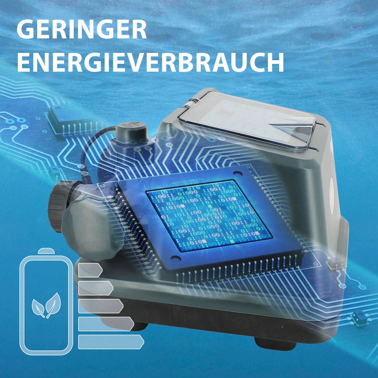 Gre Salzwassersystem »Salz-Elektrolyse System«, (Set), Salzelektrolyse für Pools bis zu 25m3