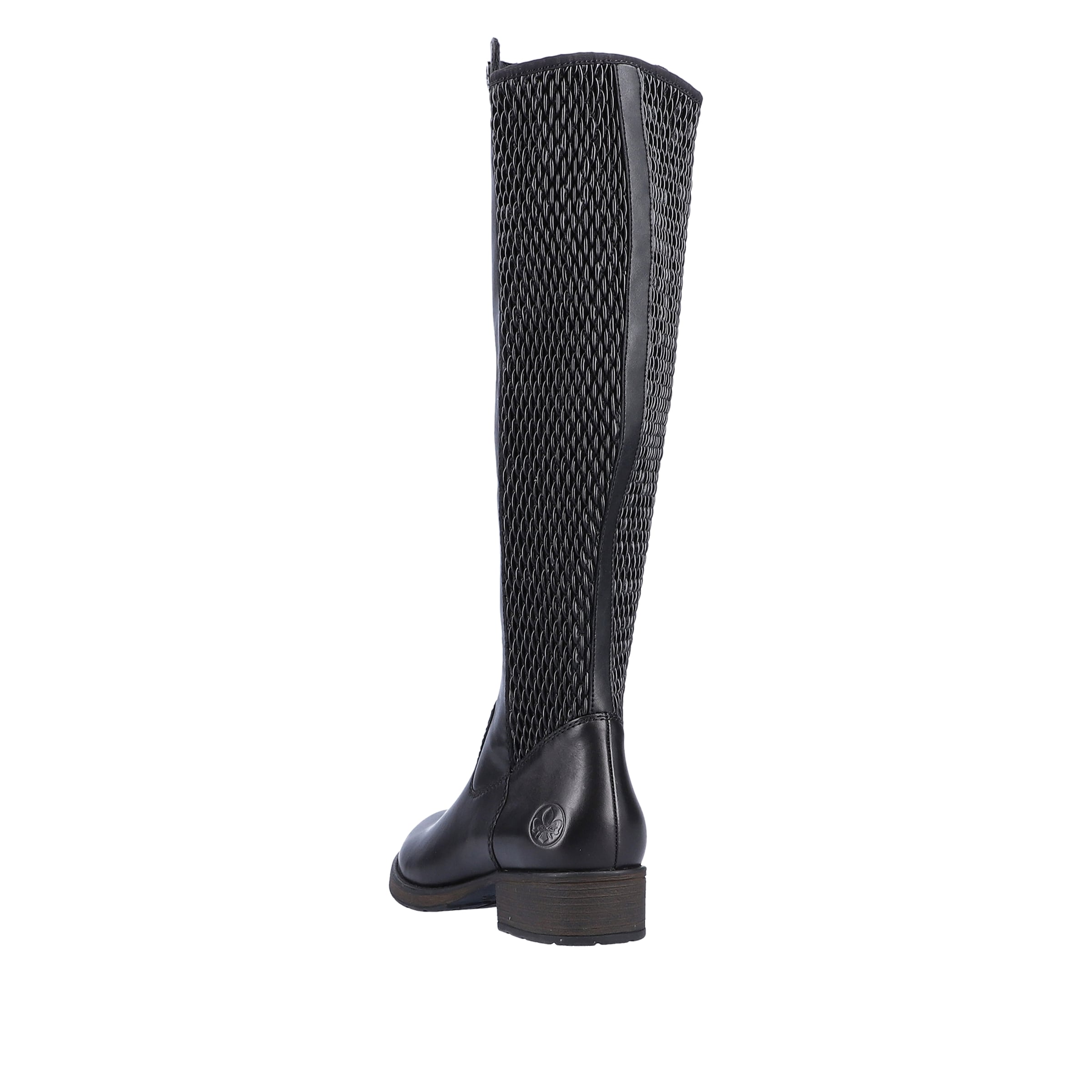 Rieker Stiefel  Langschaftstiefel mit Stretch am Schaft, Blockabsatz