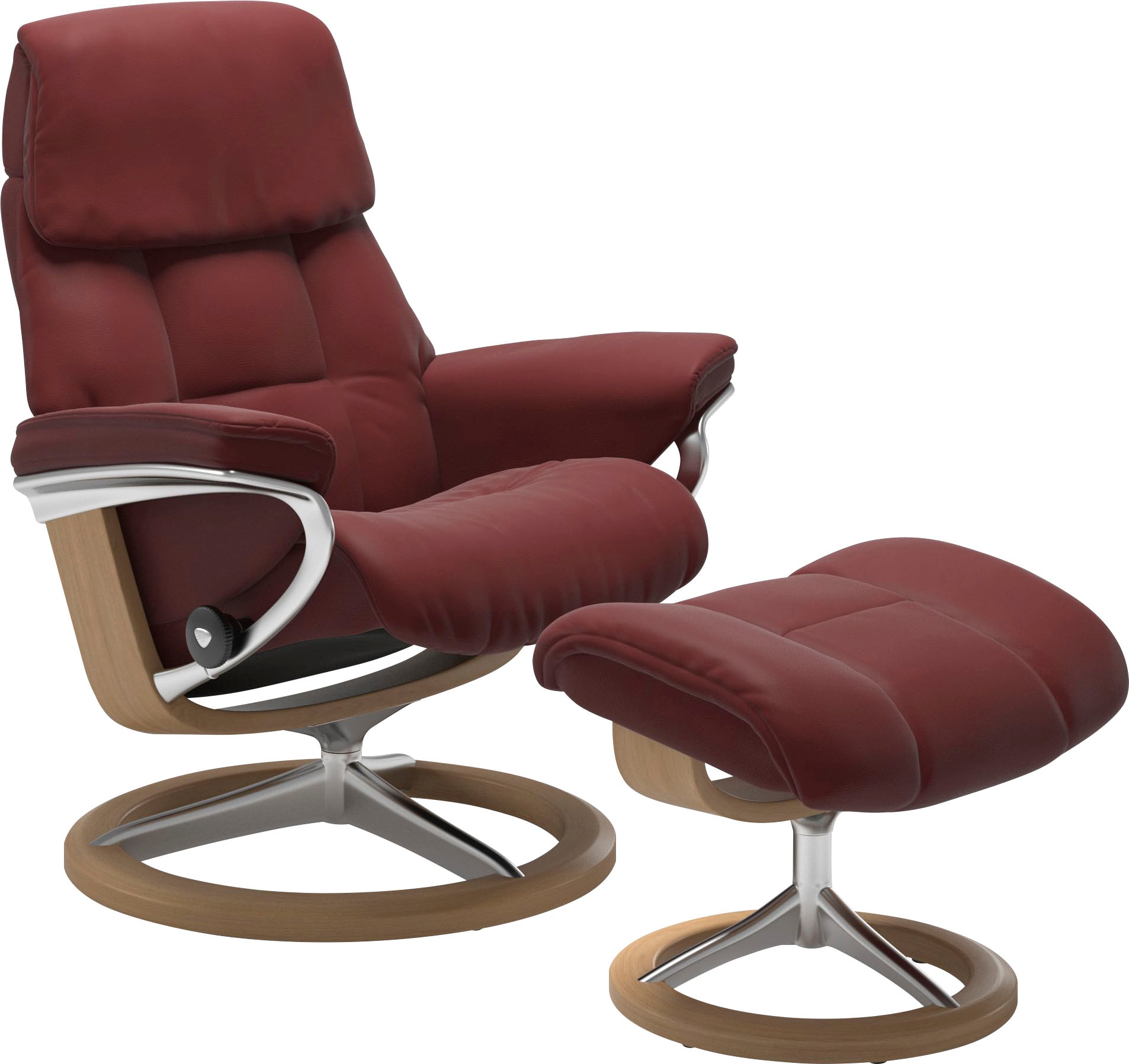 Stressless Relaxsessel "Ruby", mit Signature Base, Größe S, Gestell Eiche, Wenge, Braun & Schwarz