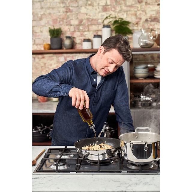 Tefal Bratpfanne »Jamie Oliver Cook's Classic«, Edelstahl, (1 tlg.),  Edelstahl,Antihaftversiegelung,Thermo-Signal,alle Herdarten,Induktion  bestellen | BAUR