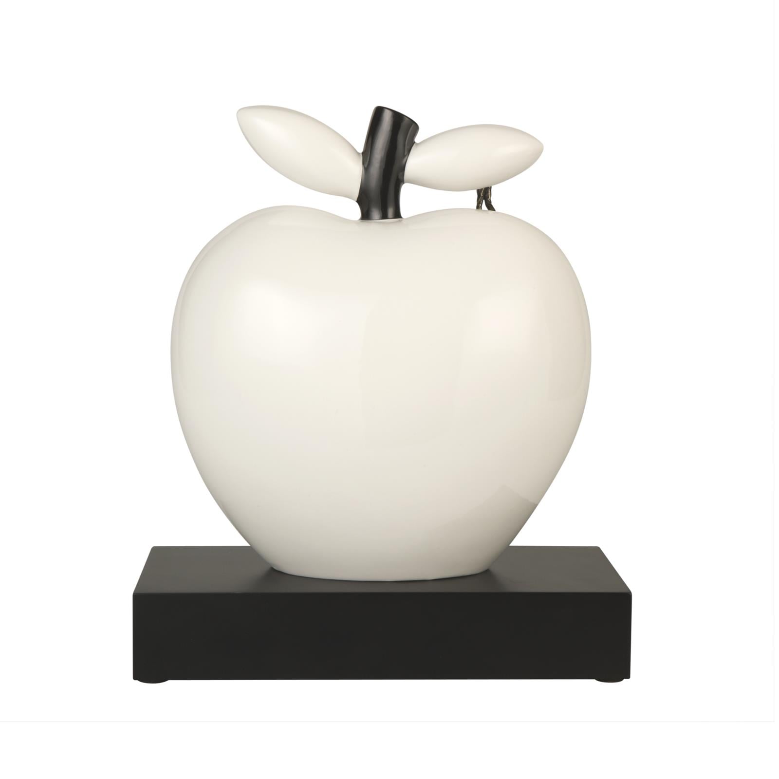 Goebel Dekofigur »Deko-Objekt Apfel "Hole in One" Studio 8 Art & Apple 28 cm weiß« Abwischbar