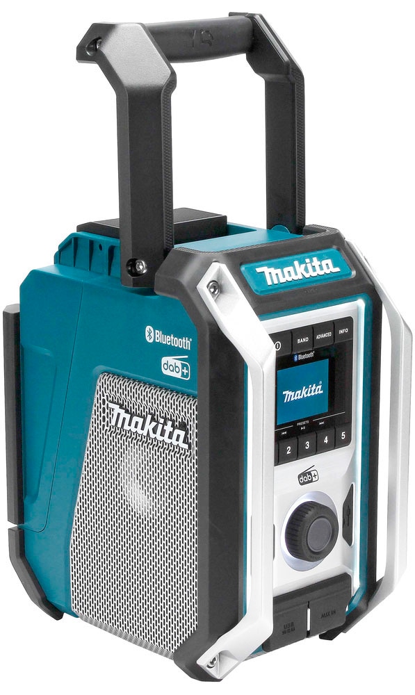 Makita Baustellenradio »DMR115«, (Bluetooth FM-Tuner-Digitalradio (DAB+), 12V, Bluetooth-Radio, ohne Akku