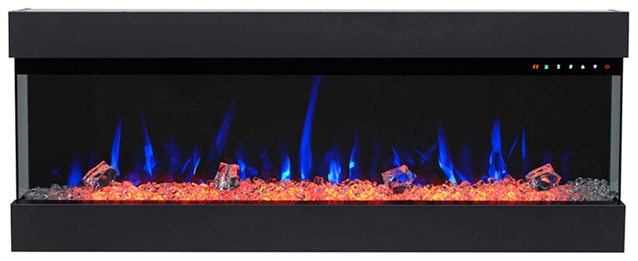 GLOW FIRE Elektrokamin »Insert 50«, täuschend echte Flamme - Multicolor LED-Technik, Heizfunktion 1600W