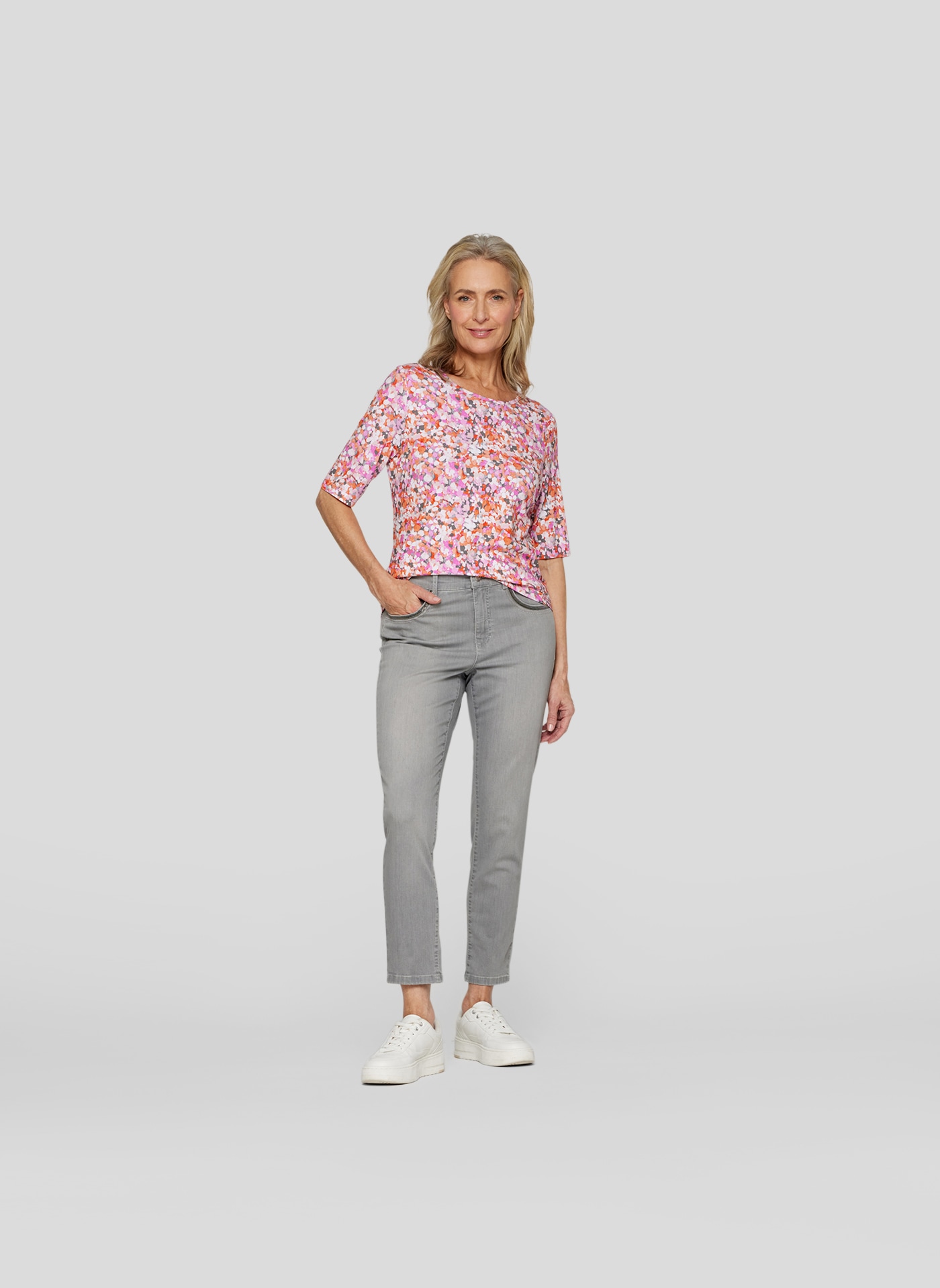 Rabe T-Shirt, mit All-Over Print
