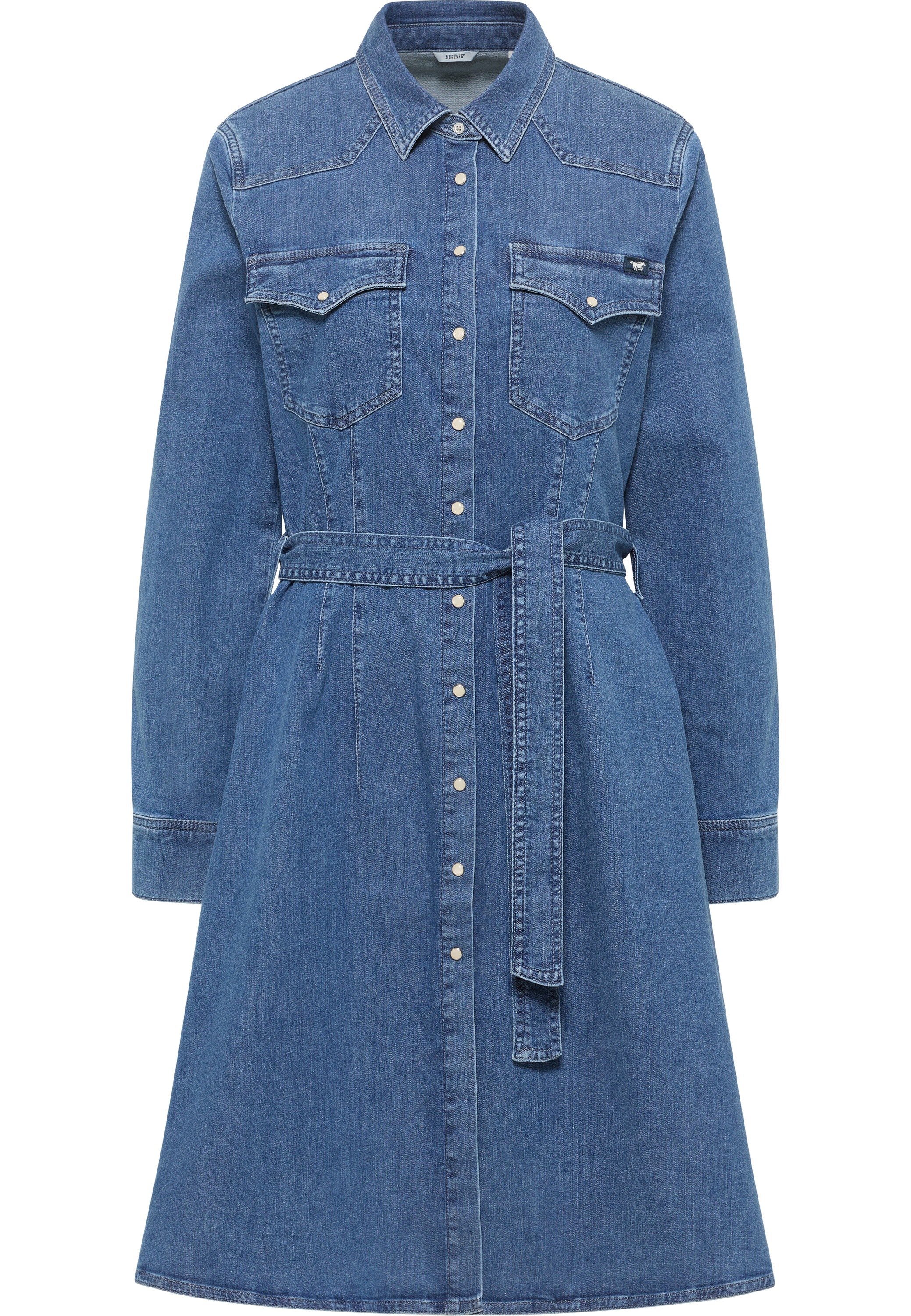 MUSTANG Midikleid "Damen Style Elisa Denim Dress" günstig online kaufen