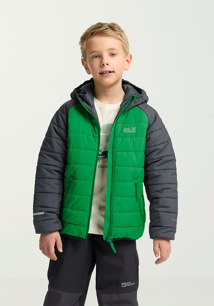 Jack Wolfskin Outdoorjacke »ZENON JKT KIDS«, mit Kapuze
