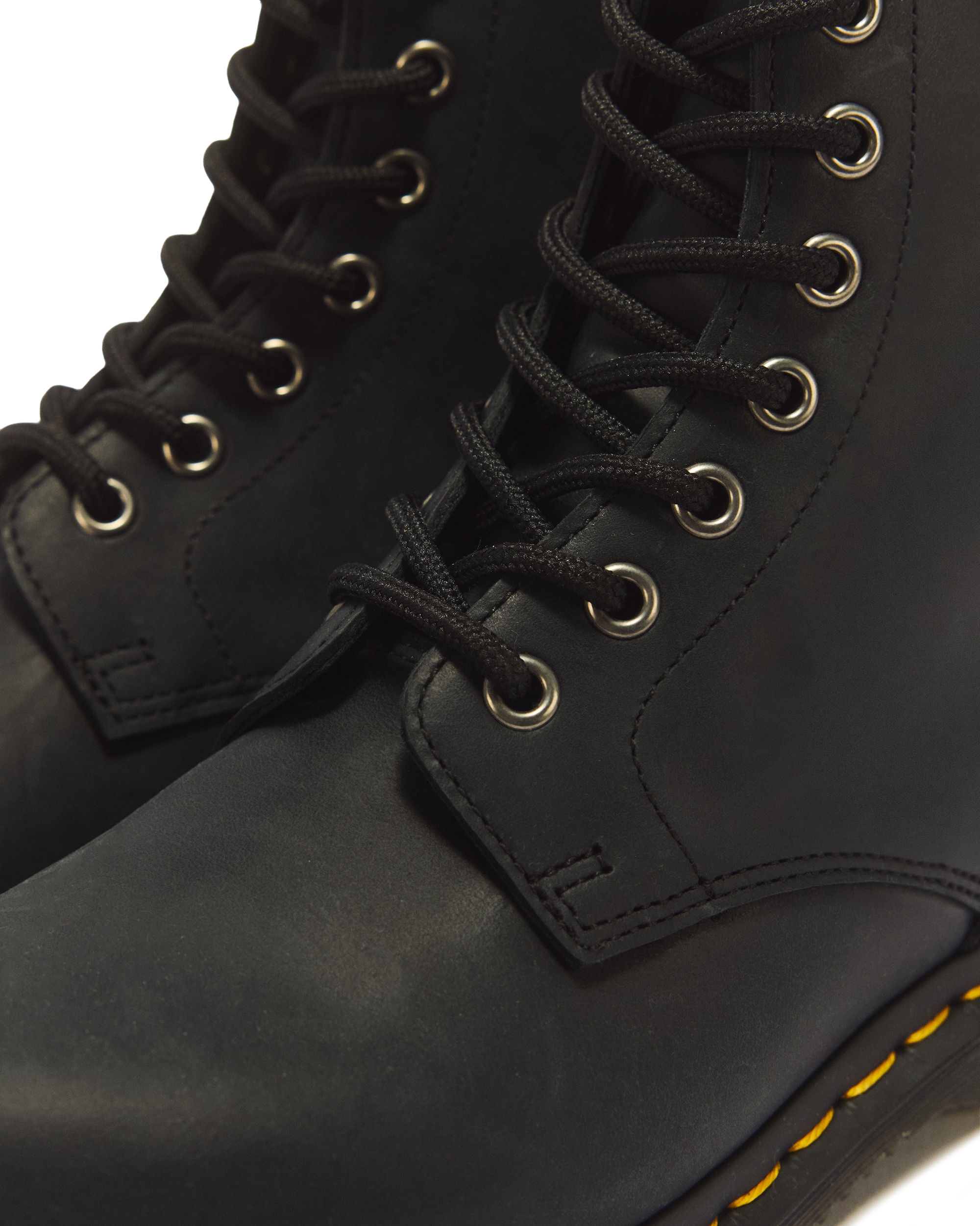 DR. MARTENS Schnürboots »Daphny 8i«  Blockabsatz, Schnürstiefelette mit typisch, gelben Kontrastnähten