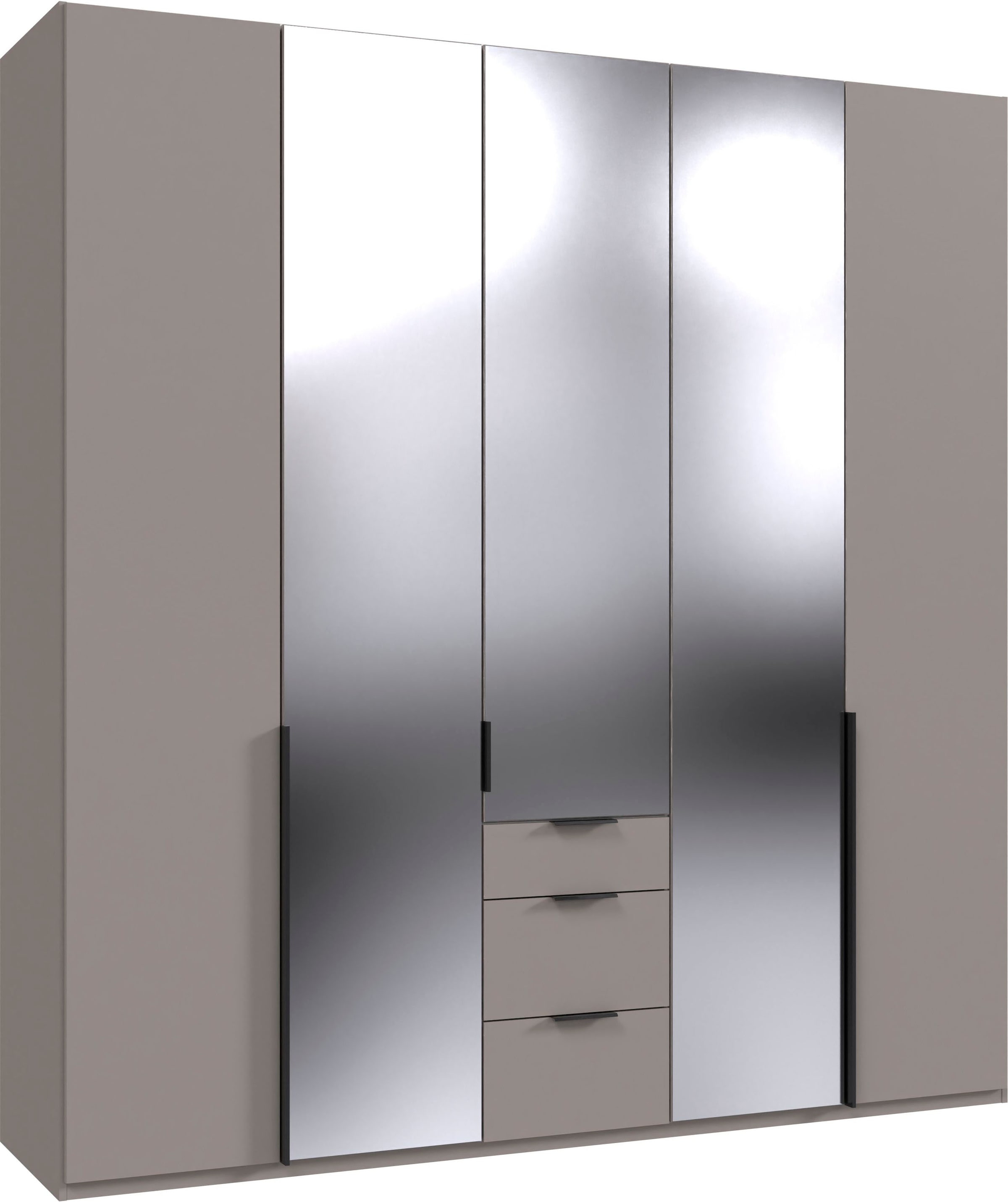 Wimex Drehtürenschrank "Mugano", (mit langen oder kurzen Griffen aus Metall günstig online kaufen