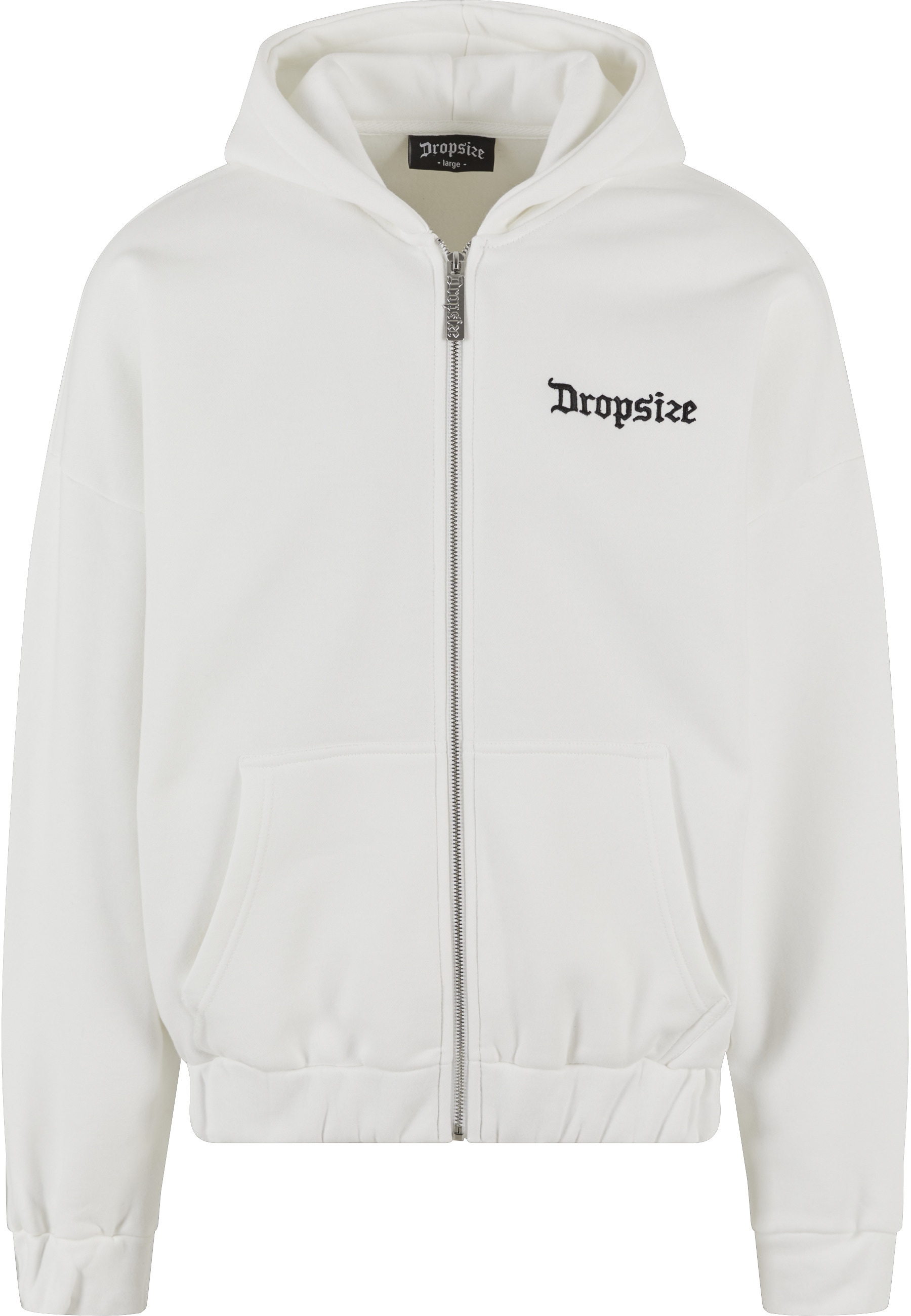 Dropsize Sweatjacke "Dropsize Herren Super Heavy Oversize Blank Zip Hoodie" günstig online kaufen