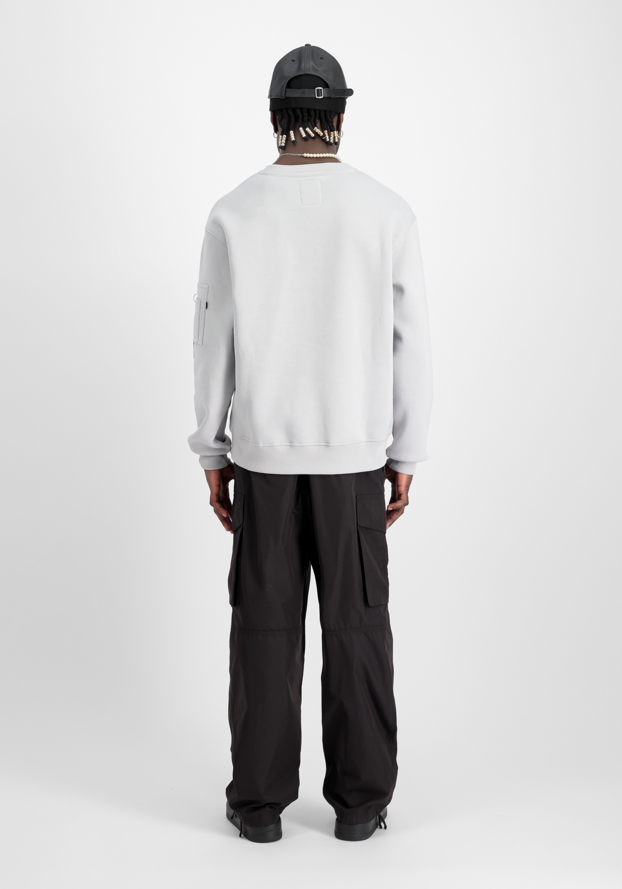 Alpha Industries Sweater »Alpha Industries Men - Sweatshirts Satin Logo Sweatshirt«