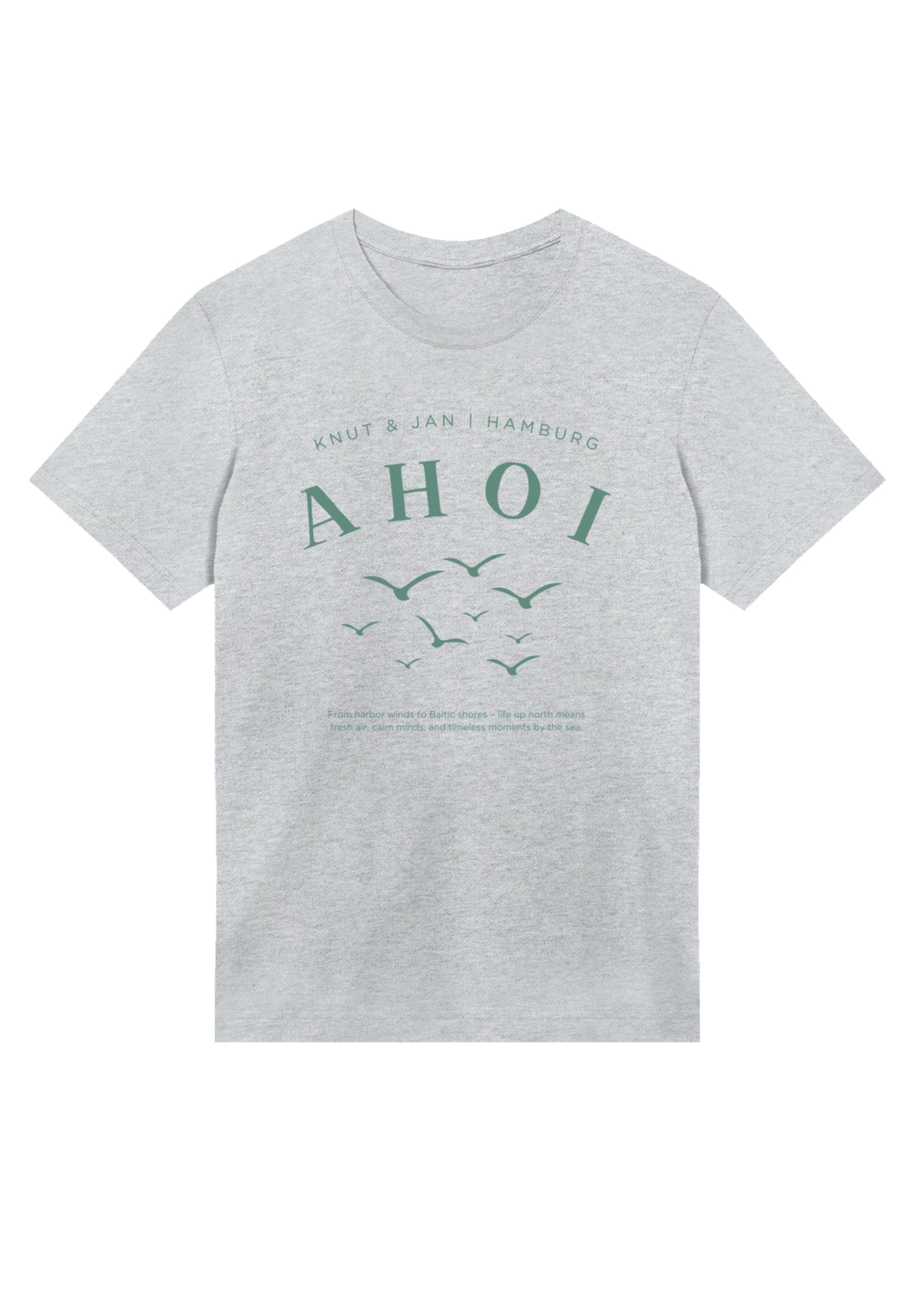 F4NT4STIC T-Shirt "Ahoi Möwe Knut und Jan", Osteee Kollektion, Urlaub, Ahoi günstig online kaufen