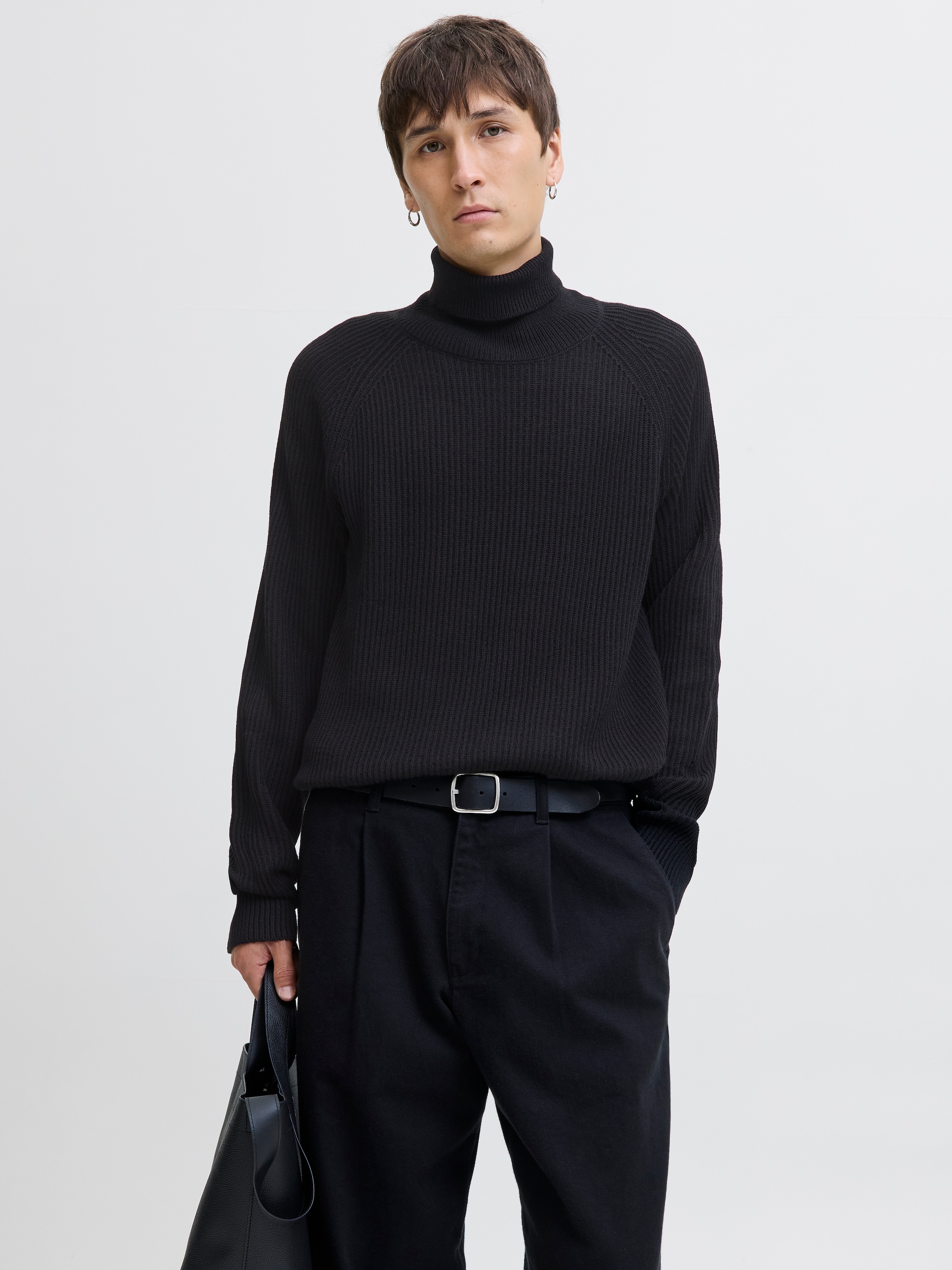 Jack & Jones Rollkragenpullover "JJPANNEL KNIT ROLL NECK AW25" günstig online kaufen