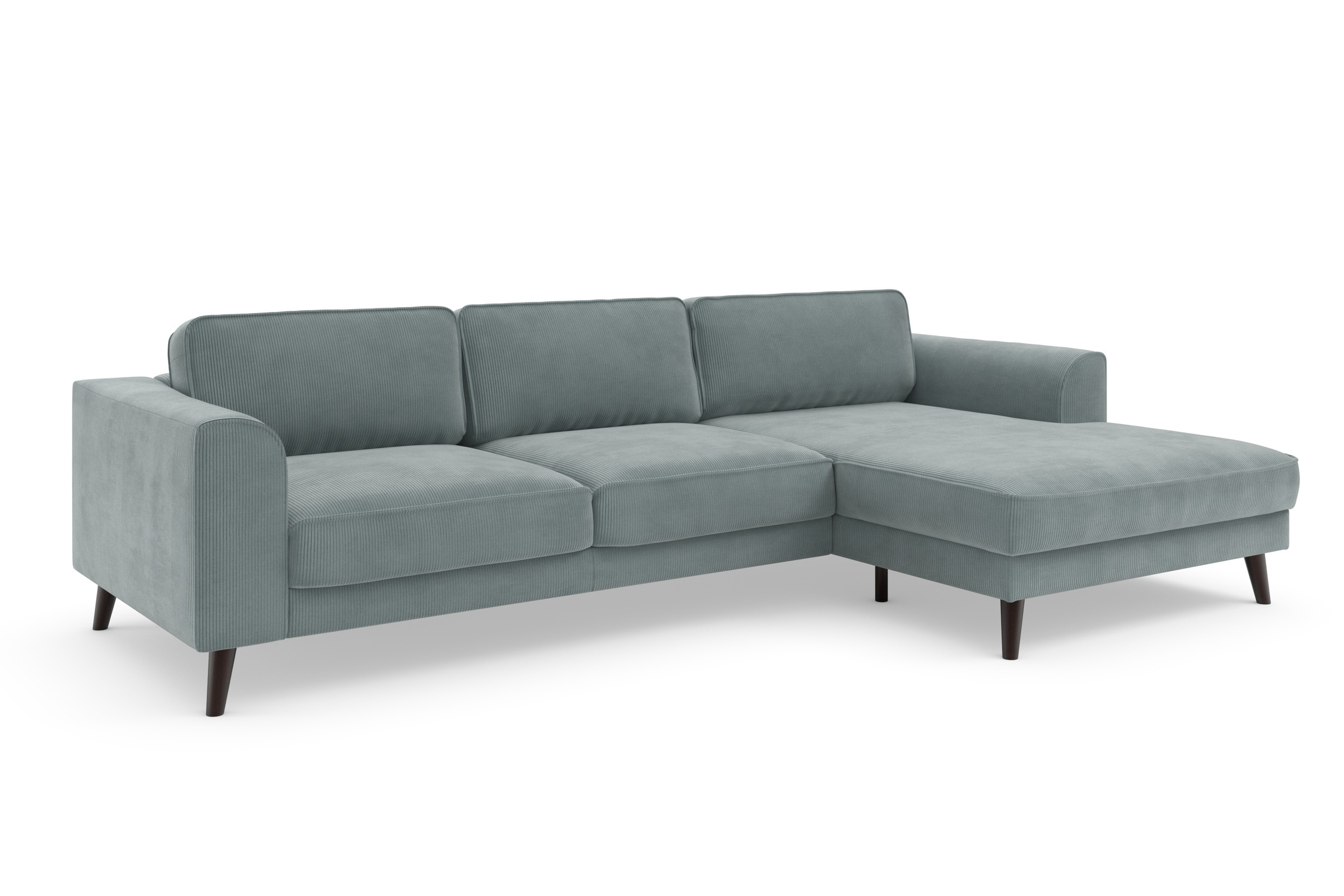 TRENDMANUFAKTUR Ecksofa »Lumber Jack, elegantes Designsofa, zeitlos modern, hoher Sitzkomfort«, wahlweise mit Bettfunktion u. Bettkasten, L-Form