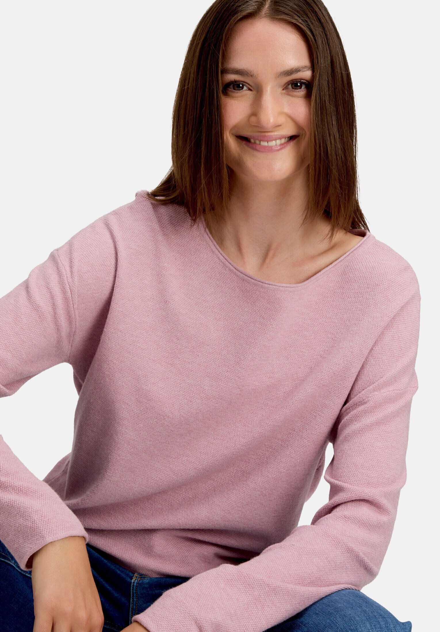 Betty&Co Strickpullover »Damen mit Rundhalsausschnitt« 1 Stk.