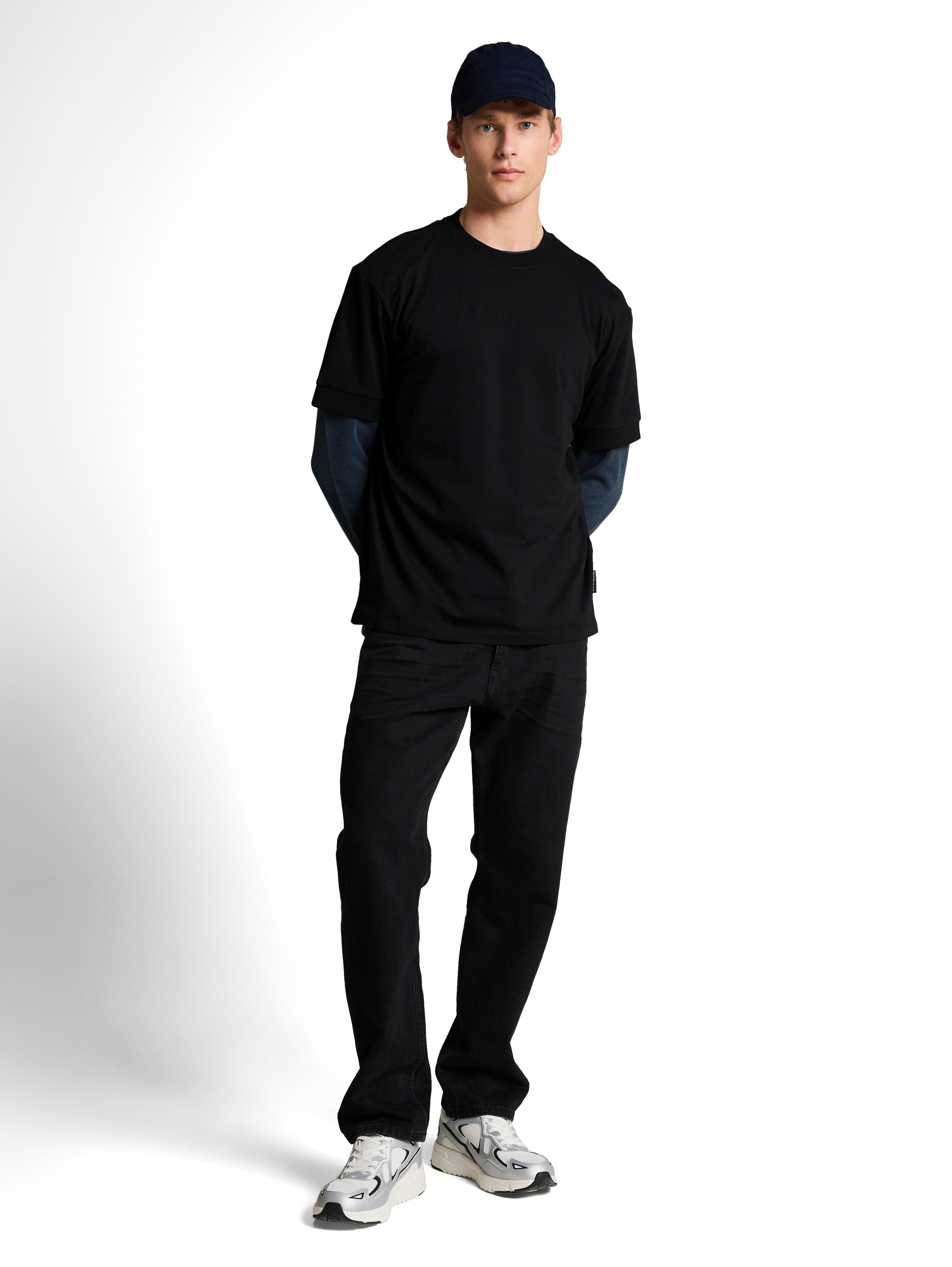 TOM TAILOR Denim T-Shirt unifarben