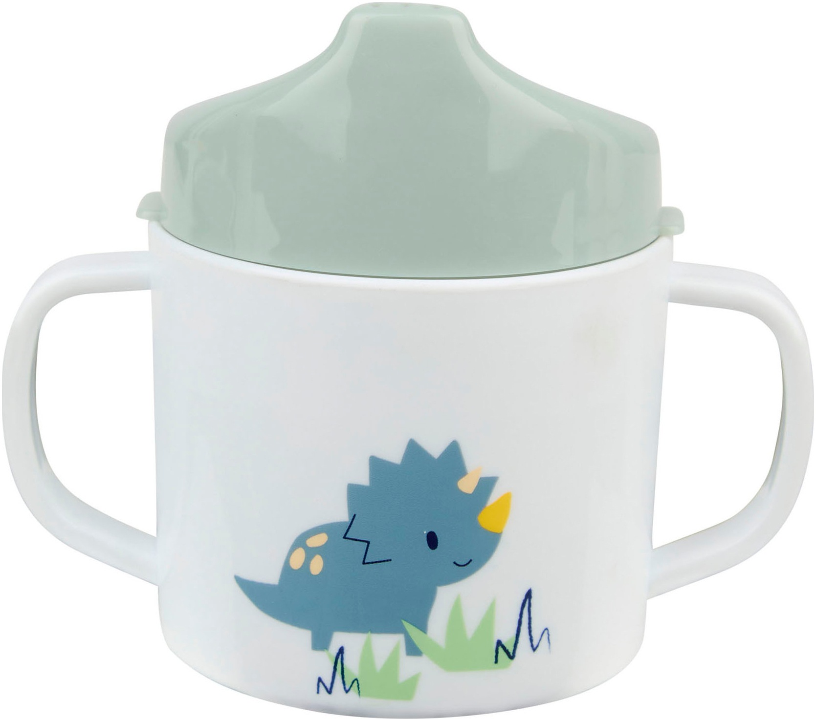 STERNTALER Kinder Trinklernbecher "Dino Rexi", blau, Polypropylen, Silikon, Trinkgefäße