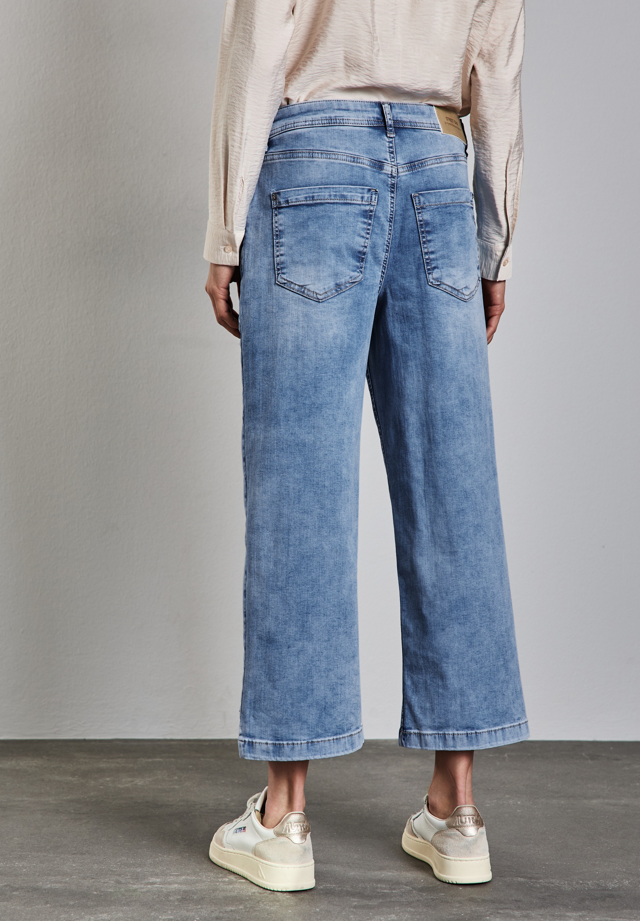 STREET ONE Weite Jeans mit weitem Beim günstig online kaufen