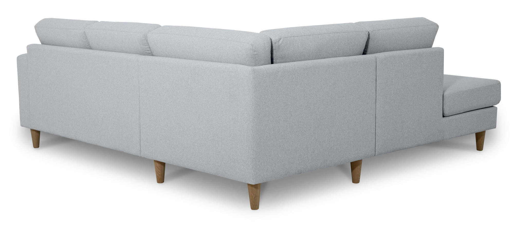 andas Ecksofa »Tvinno«, im skandinavischen Stil, L-Form, mit Massivholzfüßen, Breite 230 cm