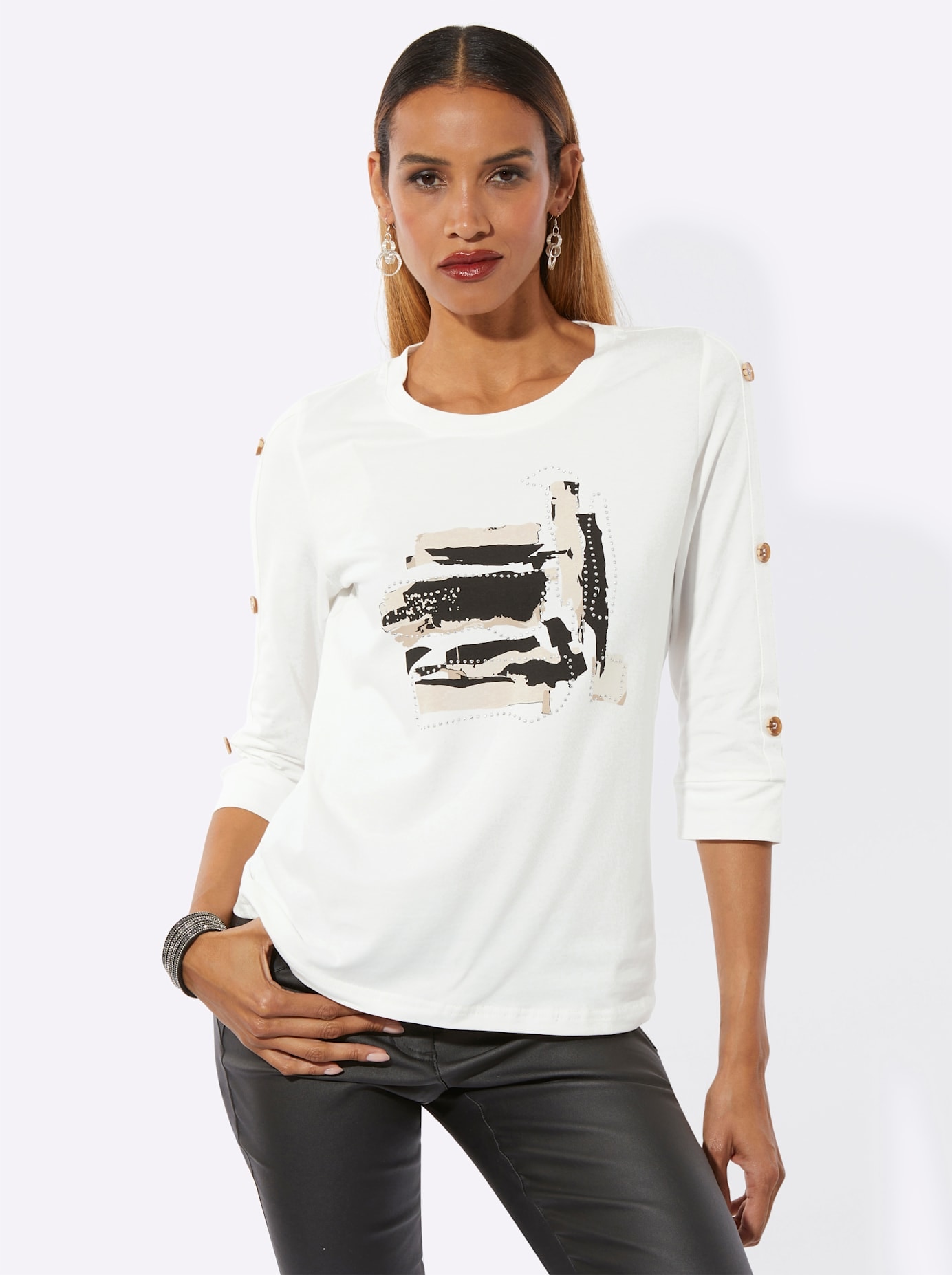 creation L Rundhalsshirt »Shirt« 1 tlg.