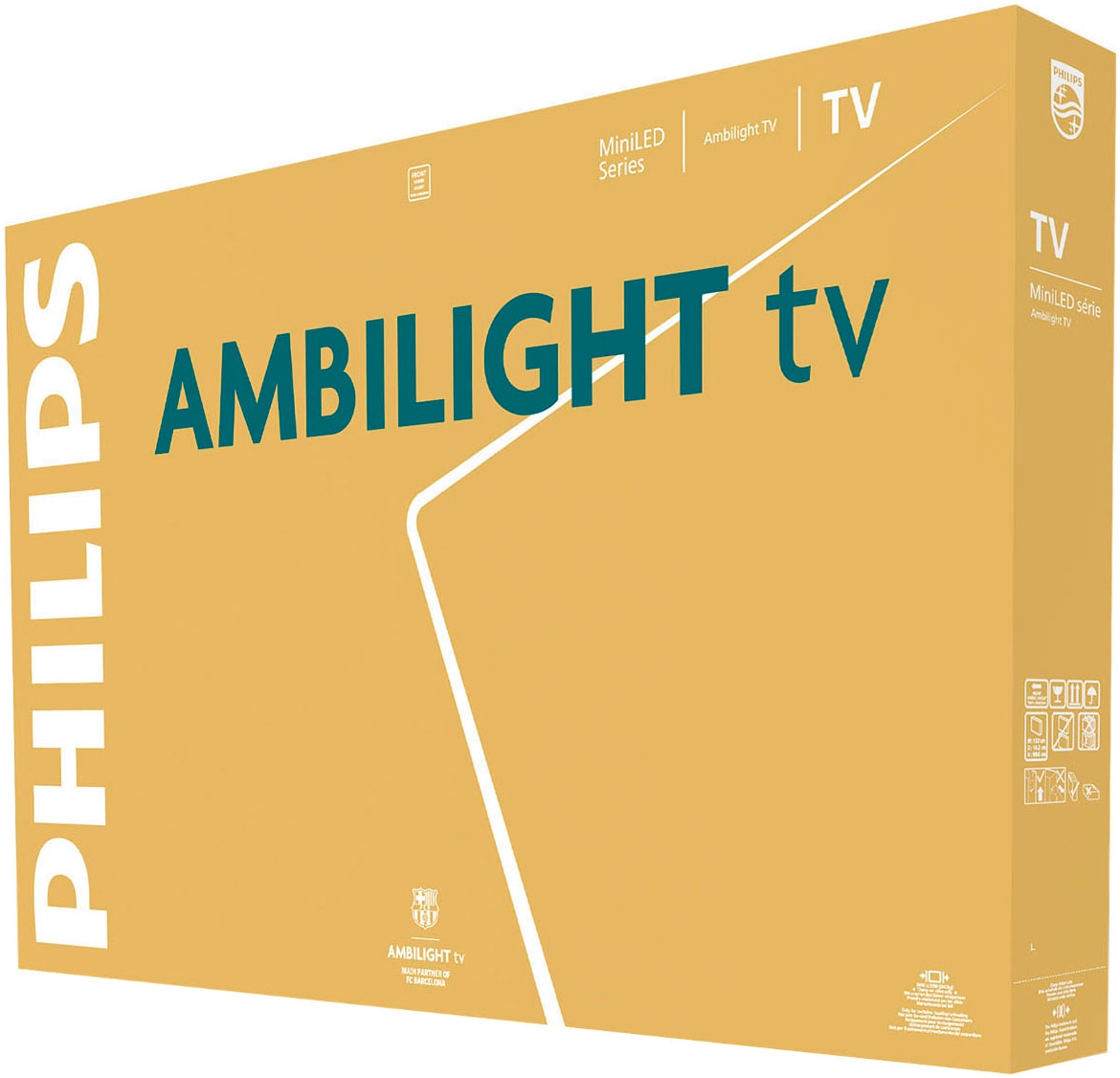 Philips QLED Mini LED-Fernseher »85MLED910/12«, 4K Ultra HD, Smart-TV