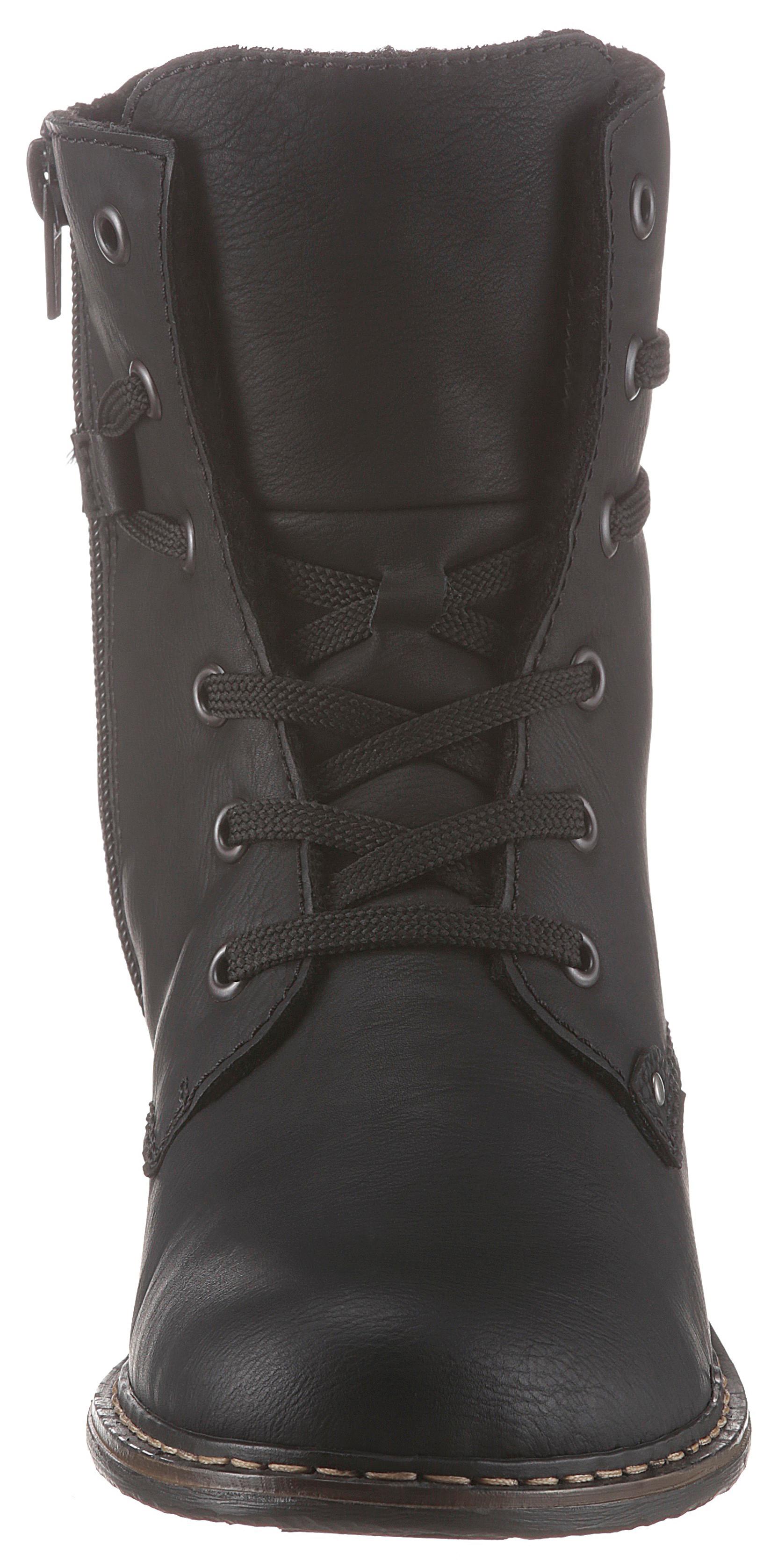 Thumbnail - Rieker Schnürboots, Stiefelette, Blockabsatz, mit dezenter Schnürung