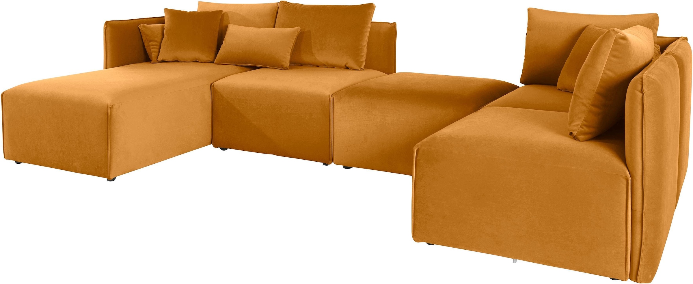 OTTO home Wohnlandschaft "Nöre U-Form" 5 Teile, in vielen Bezugsqualitäten günstig online kaufen