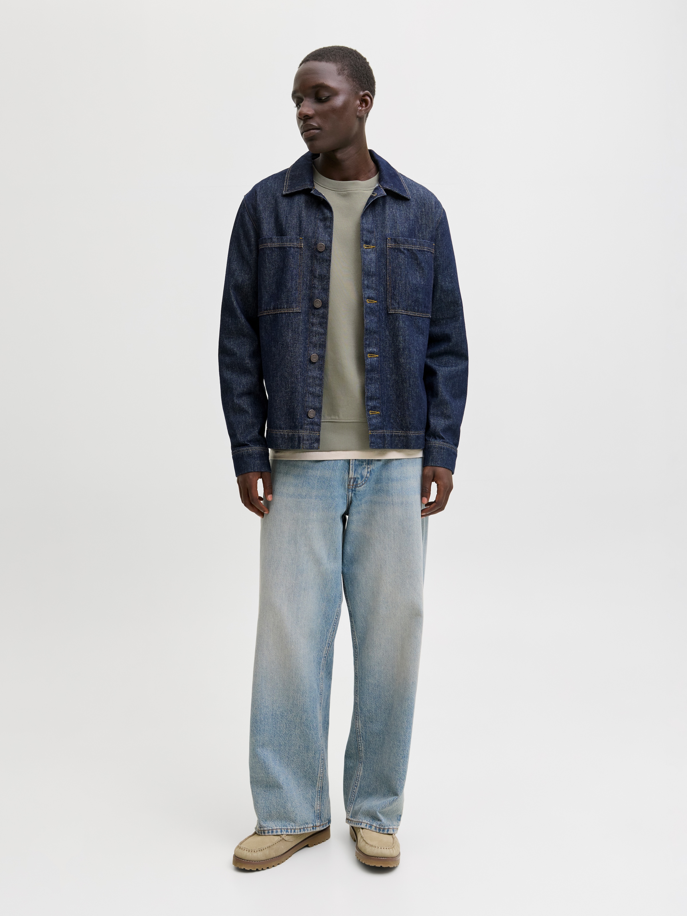 Jack & Jones »JJESTAR BASIC SWEAT CREW NECK NOOS«, Baumwollmischung, locker geschnitten
