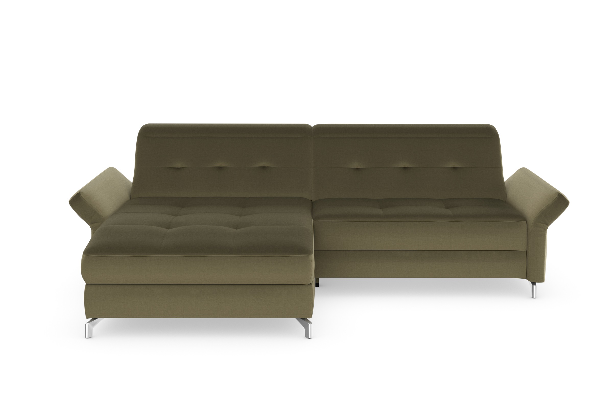 Home affaire Ecksofa "Maredo L-Form" Federkern, wahlweise auch mit Kopfteil günstig online kaufen