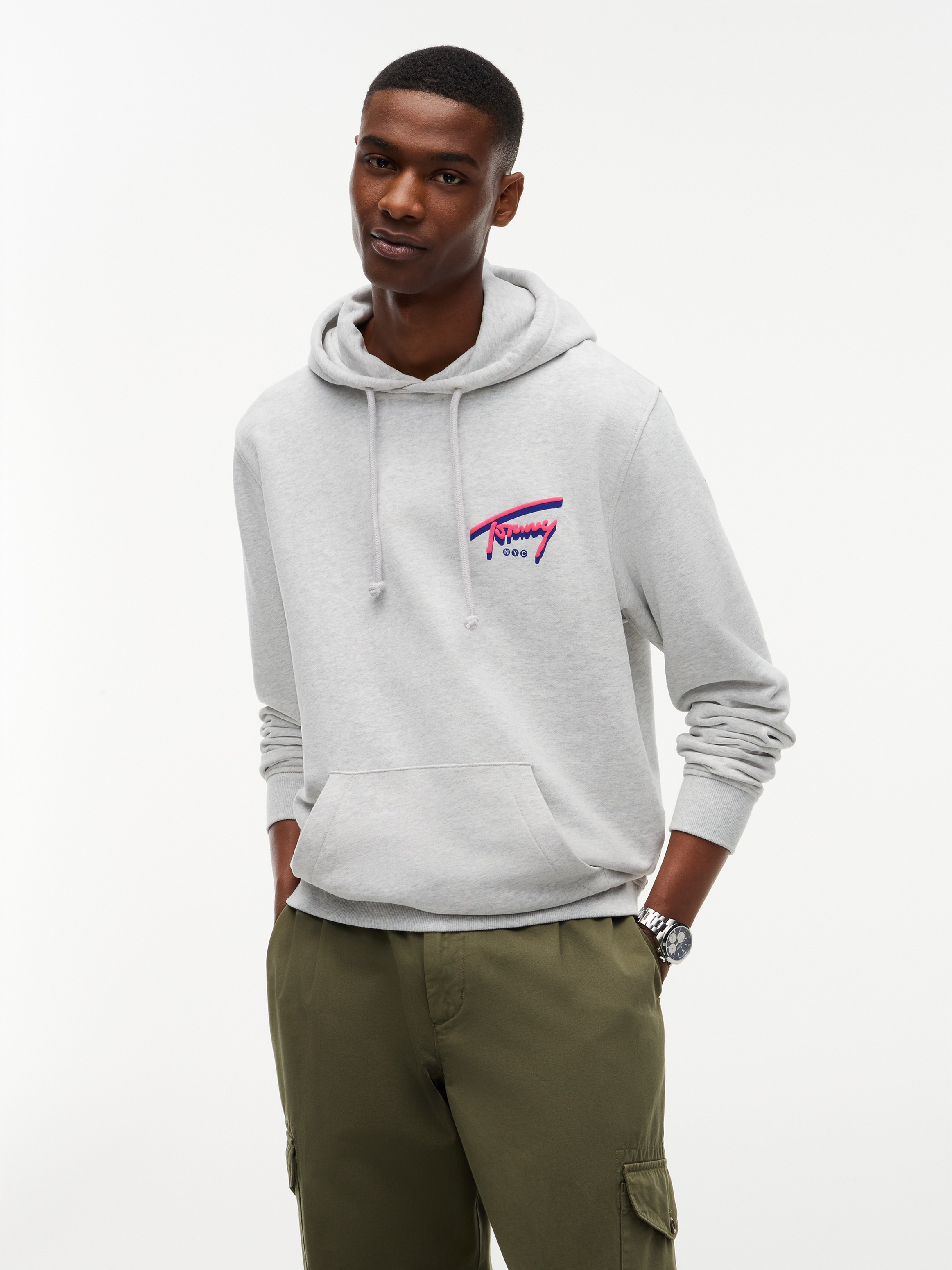 Tommy Jeans Kapuzensweatshirt "REGULAR NYC SIGNATURE HOODIE", Regular fit mit Kapuze