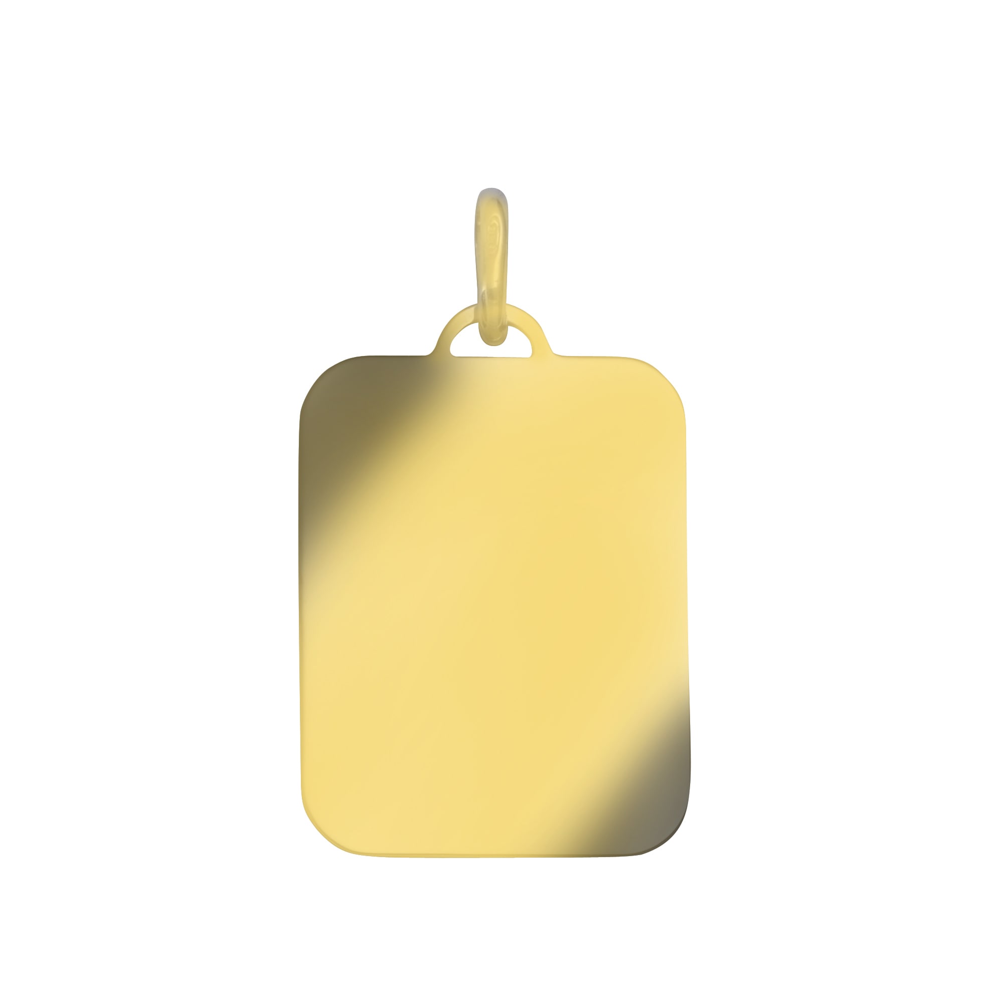 | Gelbgold rechteckig glanz/matt BAUR für mm« Vivance Goldplatte Kettenanhänger »585/- kaufen 23x29