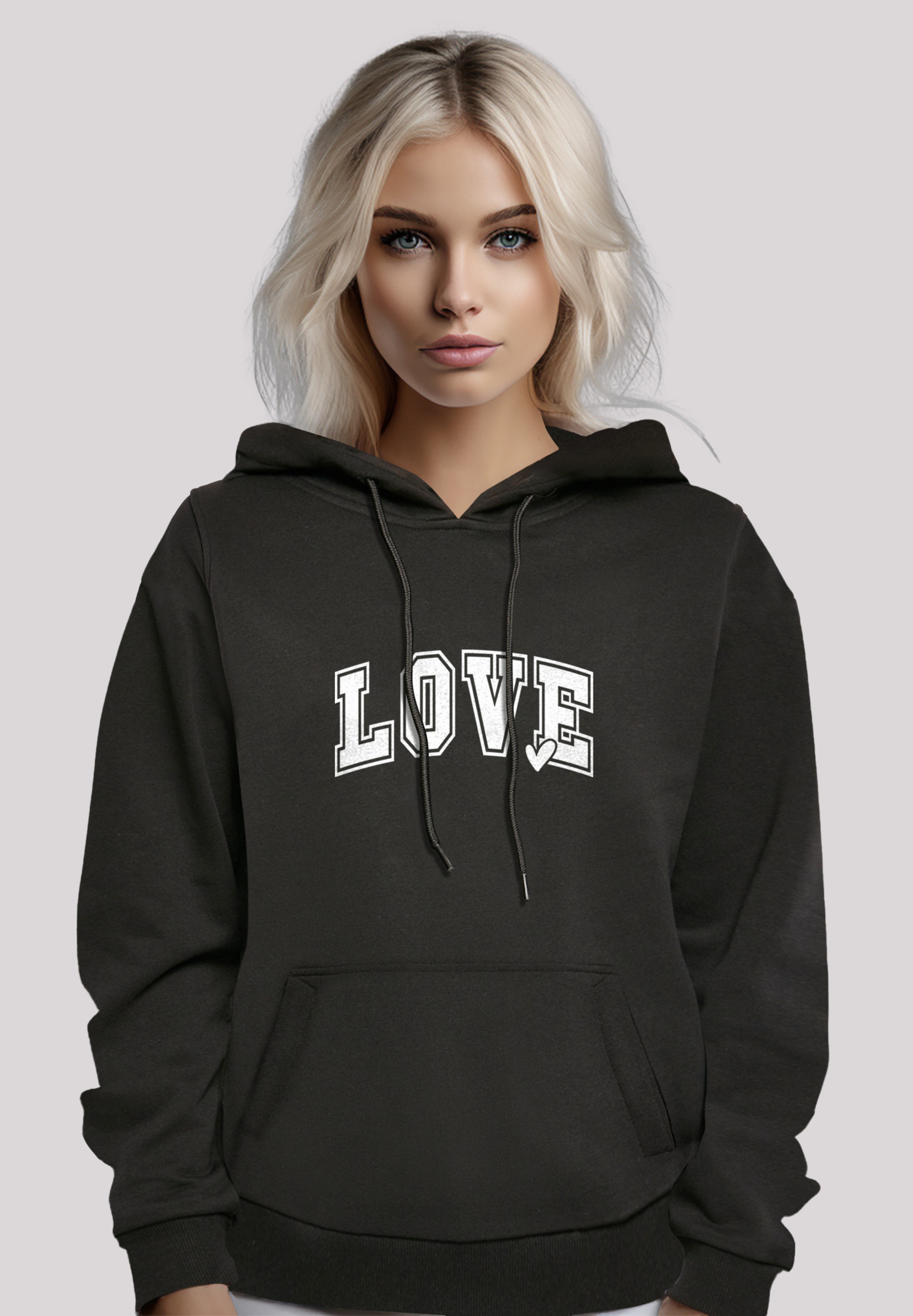 F4NT4STIC Megztinis su gobtuvu »Love University ...